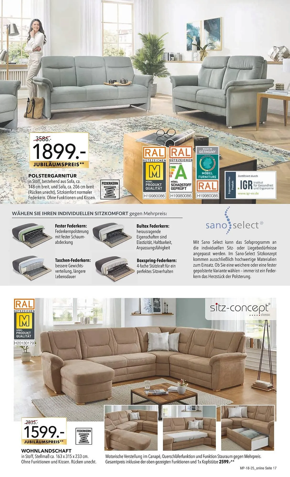 Multipolster Prospekt von 2. Mai bis 31. Mai 2025 - Prospekt seite 17