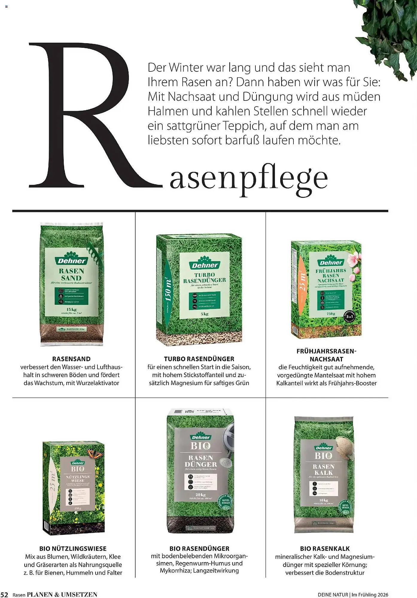 Dehner Prospekt von 4. März bis 31. Mai 2026 - Prospekt seite 52