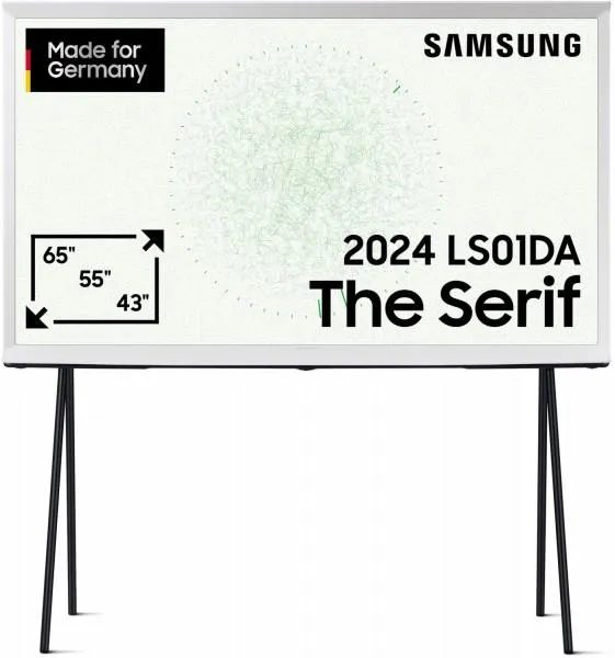 Samsung GQ50LS01DAU The Serif (2024) 125 cm (50") QLED-TV cloud white / G