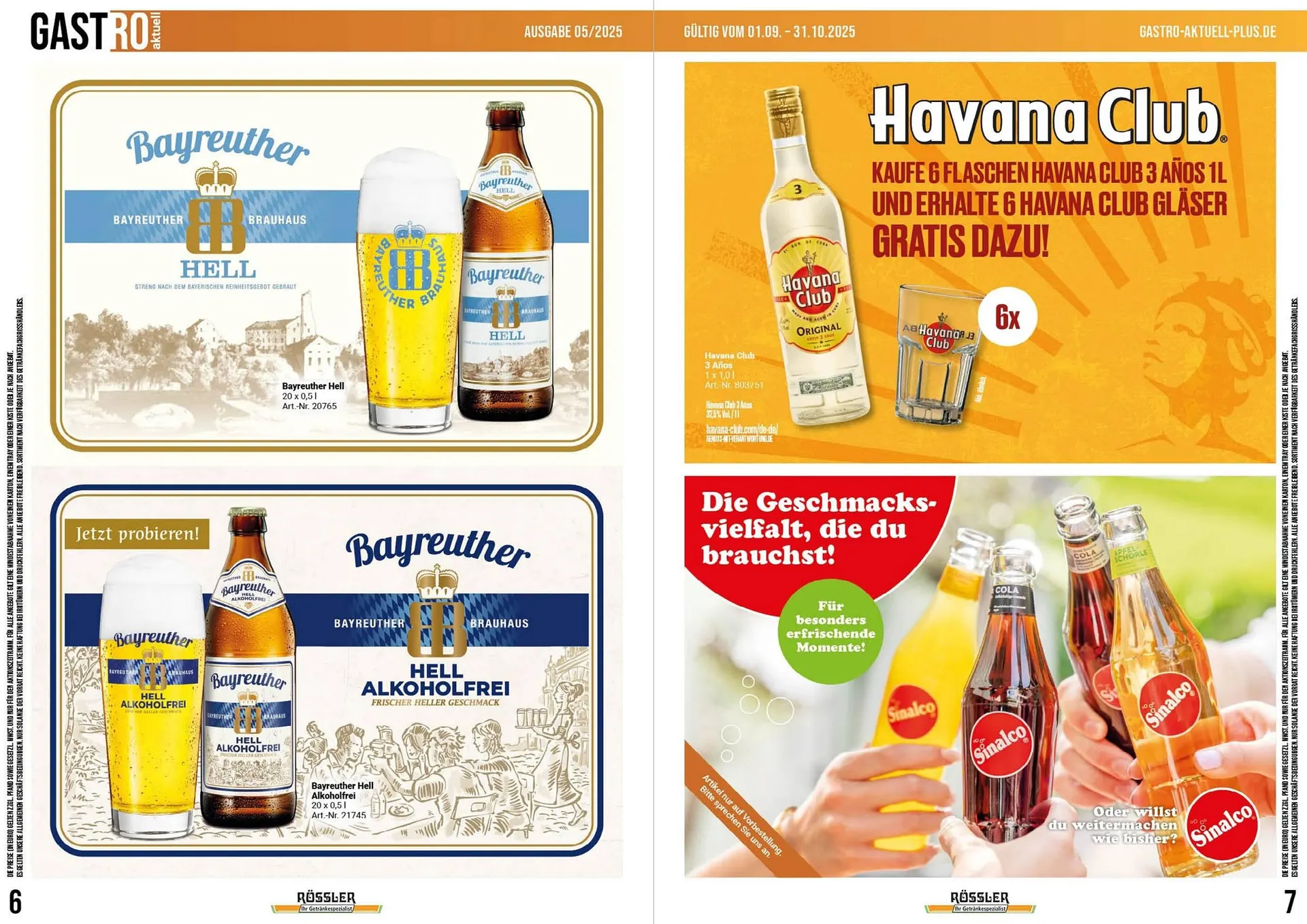 Getränke Rössler Prospekt von 1. Oktober bis 31. Oktober 2025 - Prospekt seite 4