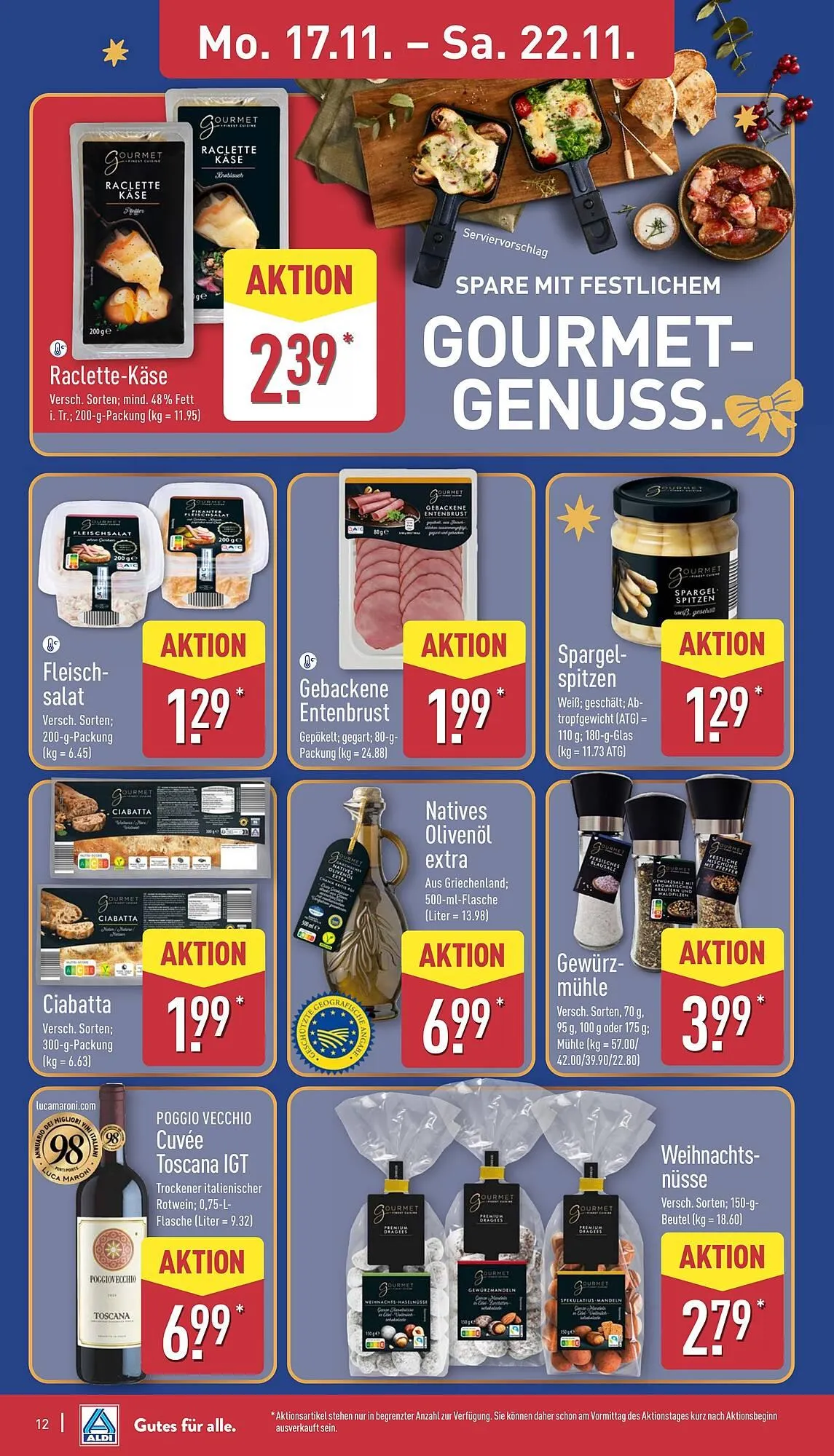 Aldi Nord Prospekt von 17. November bis 22. November 2025 - Prospekt seite 12
