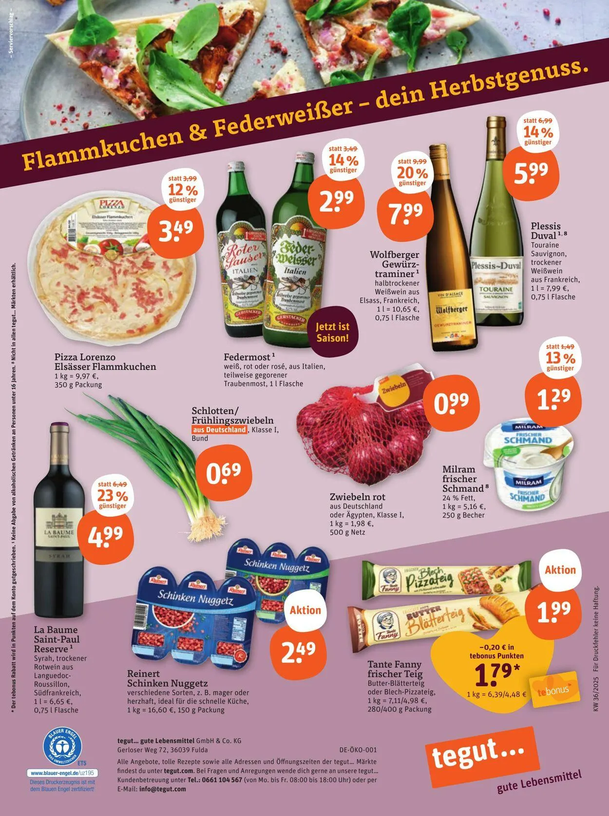 Tegut Aktueller Prospekt von 1. September bis 7. September 2025 - Prospekt seite 27