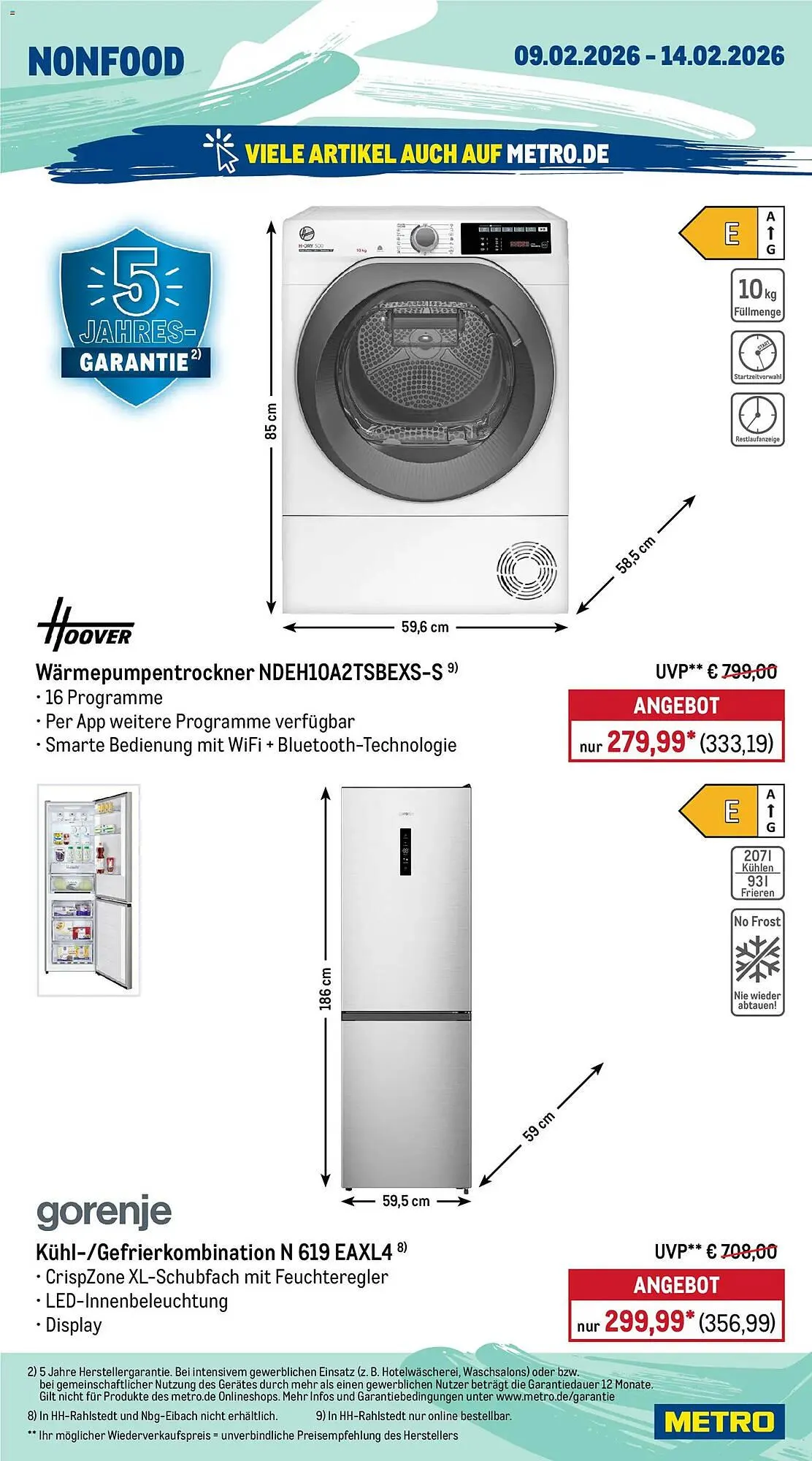 METRO Prospekt von 9. Februar bis 14. Februar 2026 - Prospekt seite 20