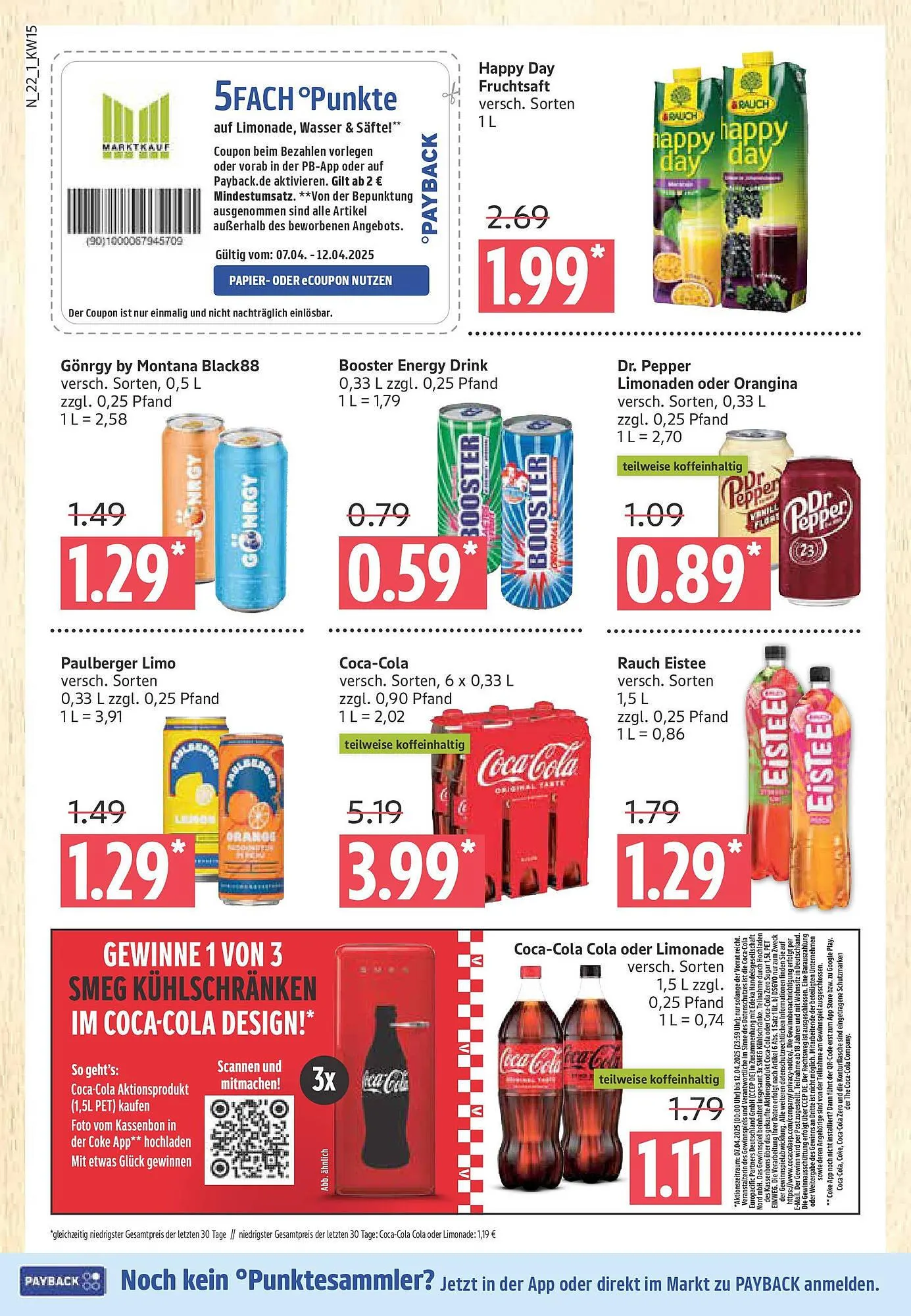 Marktkauf Prospekt von 6. April bis 14. April 2025 - Prospekt seite 22