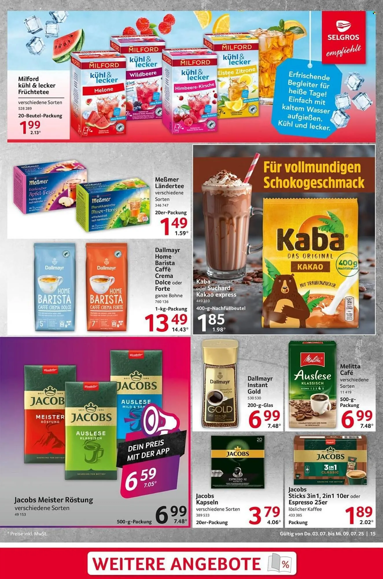 Selgros Prospekt von 3. Juli bis 9. Juli 2025 - Prospekt seite 15