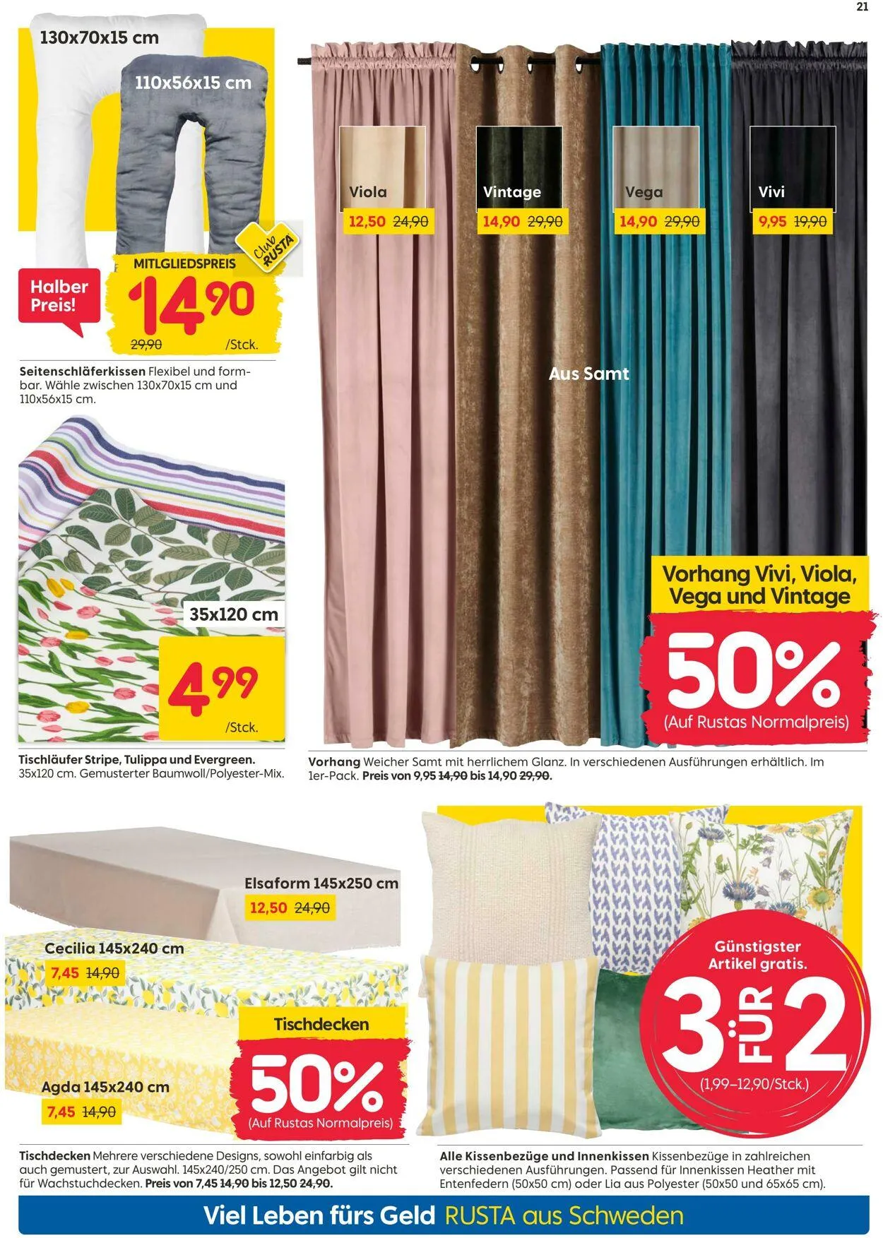 Rusta von 12. Mai bis 26. Mai 2025 - Prospekt seite 21