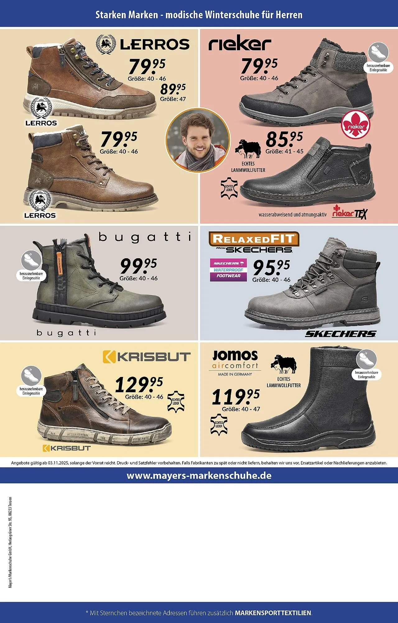 Mayer's Markenschuhe Prospekt von 3. November bis 23. November 2025 - Prospekt seite 7