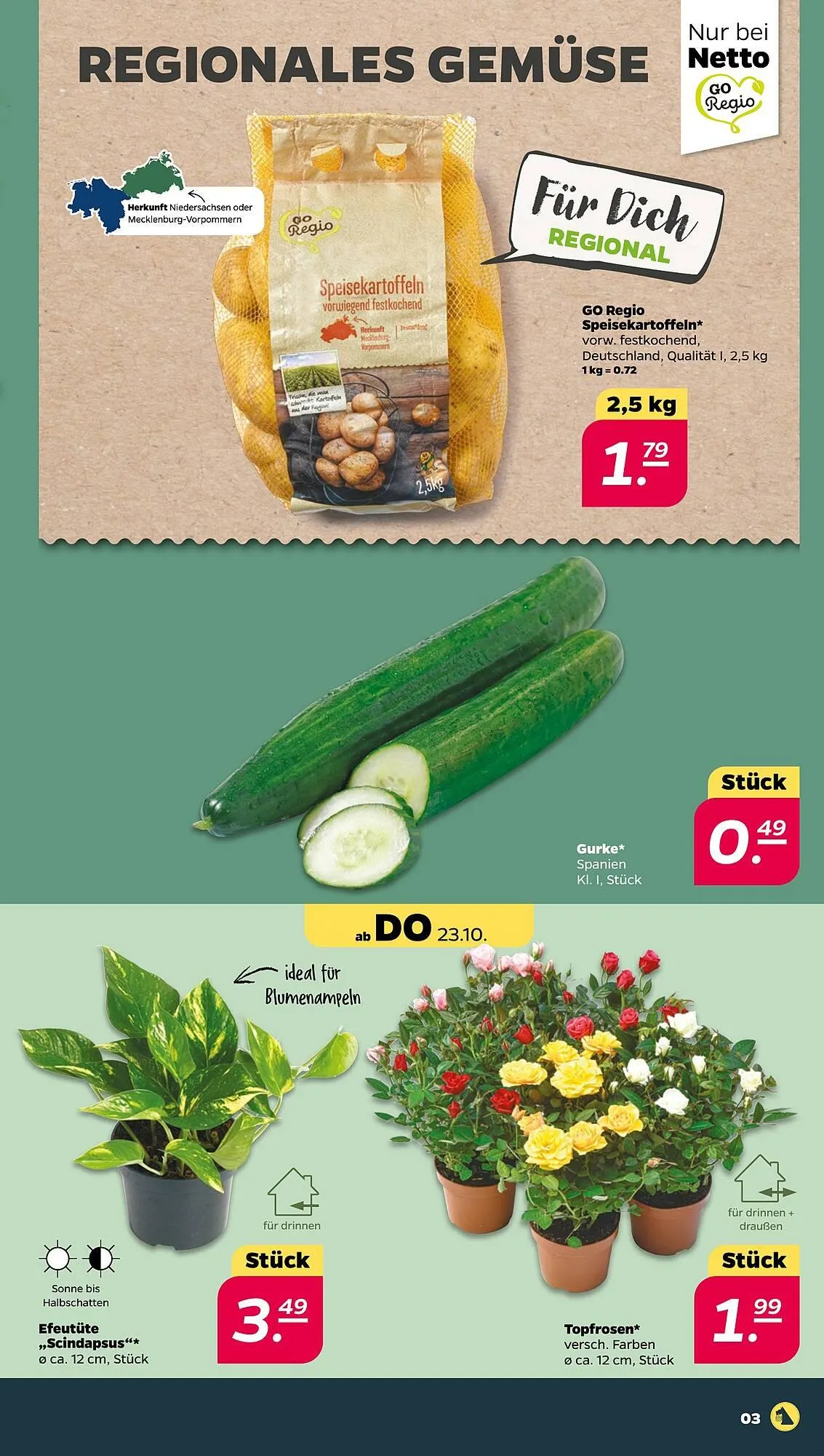 NETTO Prospekt von 20. Oktober bis 25. Oktober 2025 - Prospekt seite 3