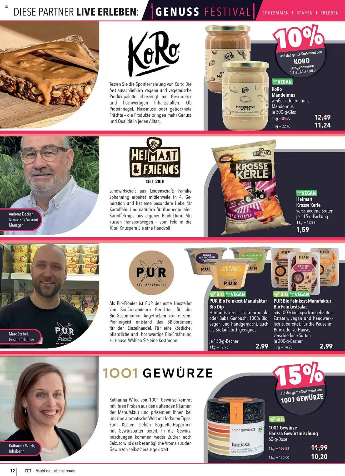 CITTI Markt Prospekt von 8. Oktober bis 14. Oktober 2025 - Prospekt seite 12