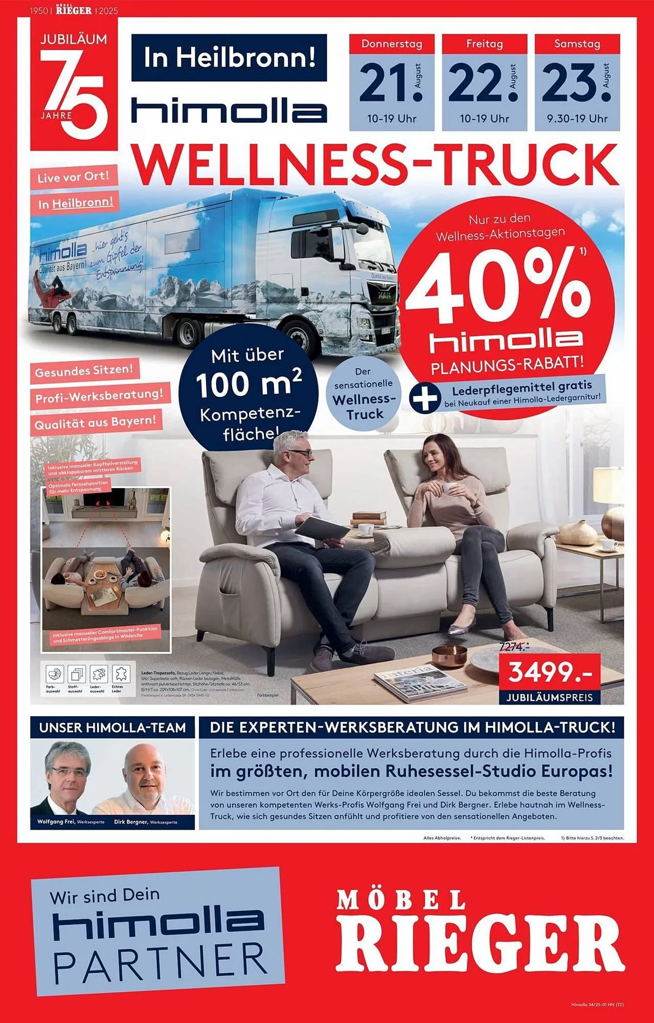Möbel Rieger Prospekt von 16. September bis 23. September 2025 - Prospekt seite 1