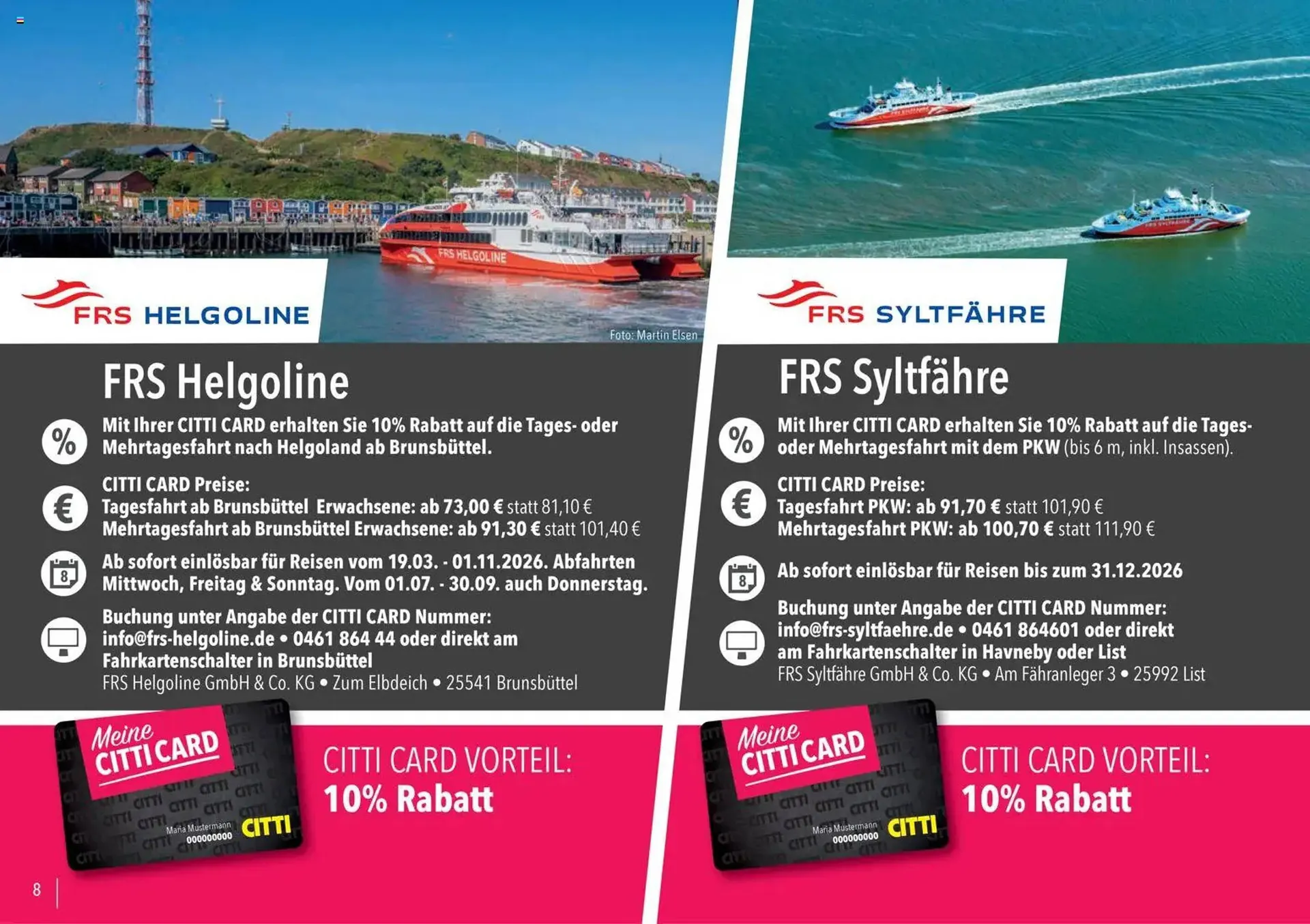 CITTI Markt Prospekt von 1. Januar bis 19. April 2026 - Prospekt seite 8