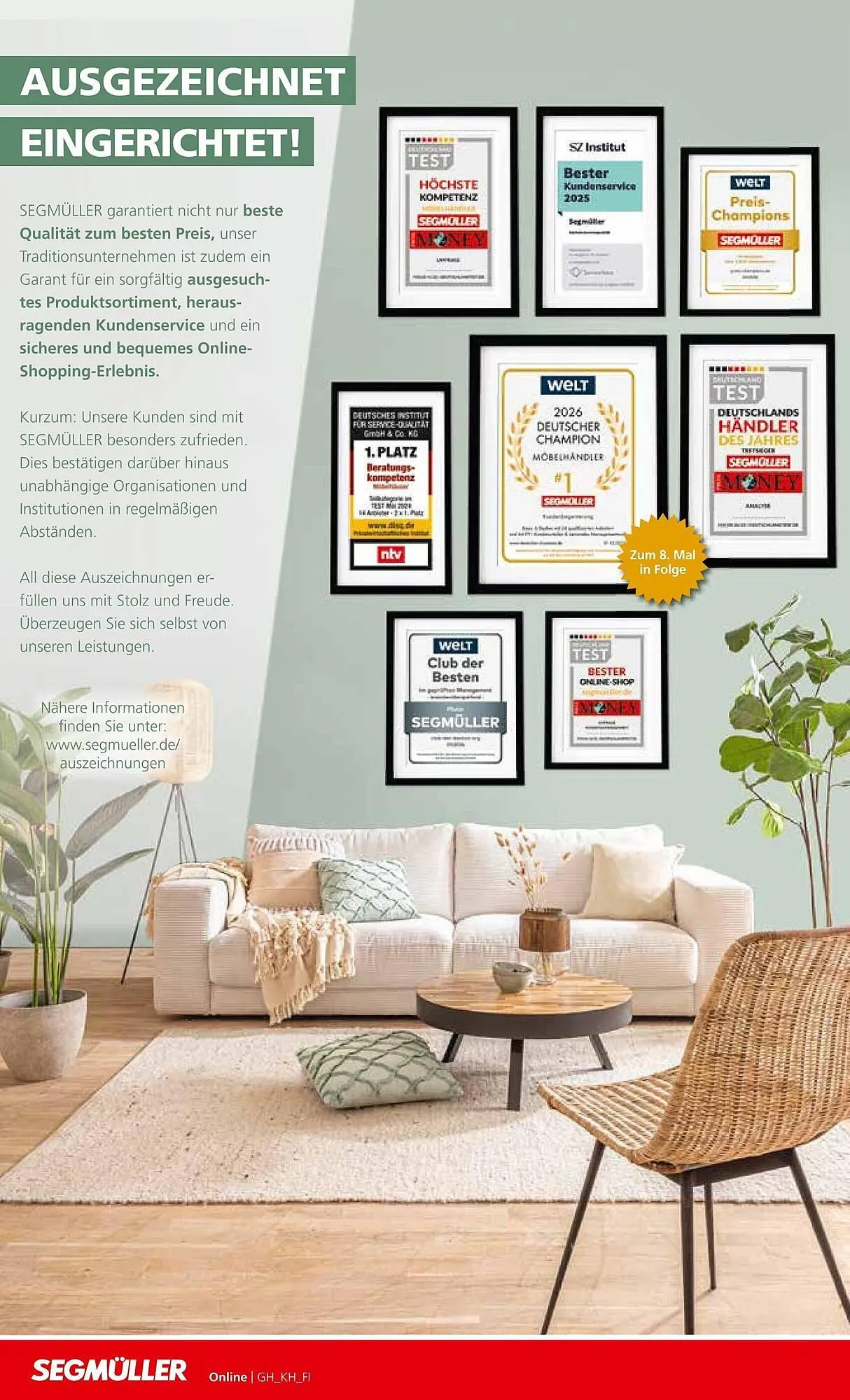 Segmüller Prospekt von 14. März bis 28. März 2026 - Prospekt seite 8