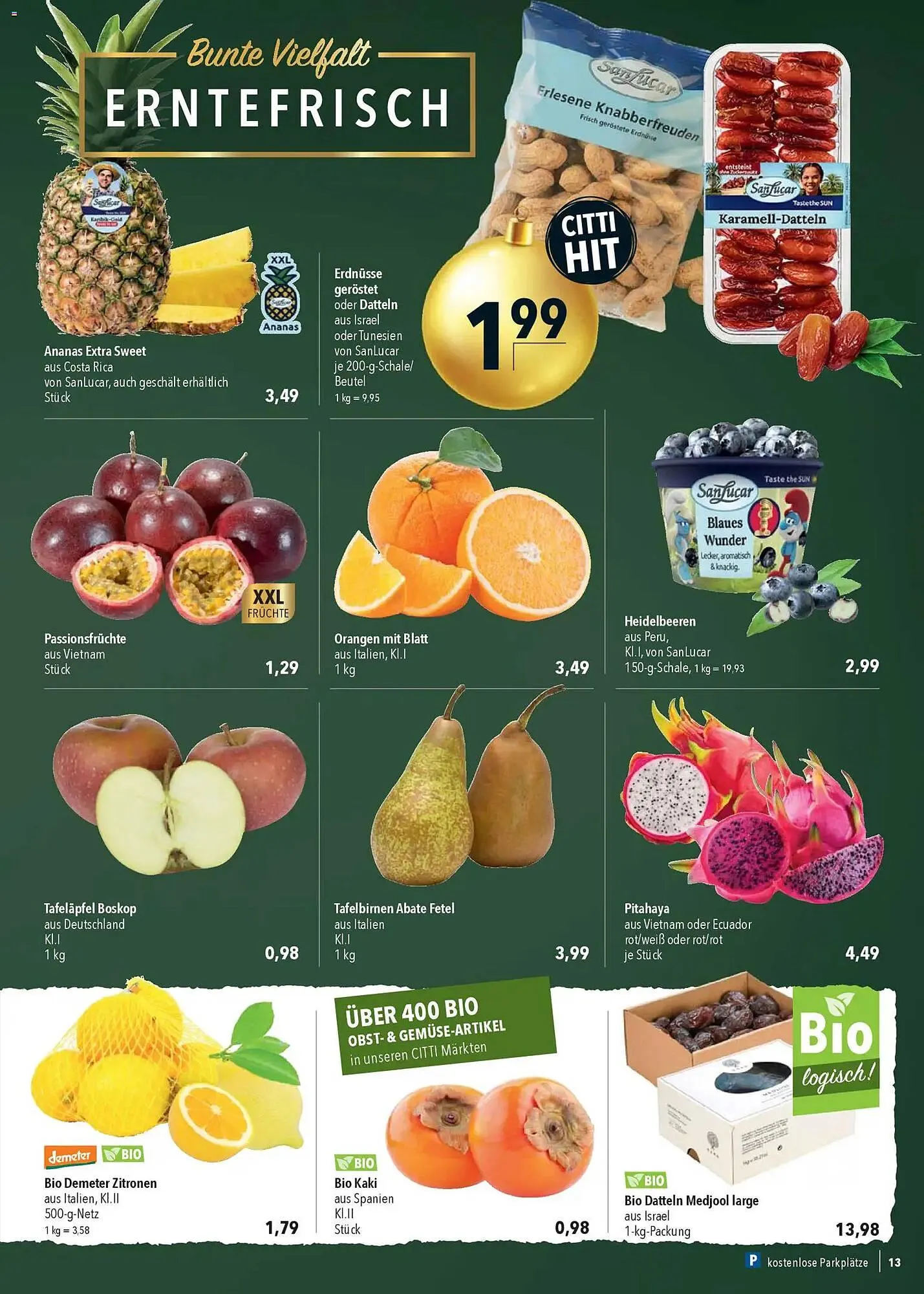 CITTI Markt Prospekt von 10. Dezember bis 16. Dezember 2025 - Prospekt seite 13