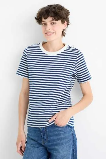 Basic T-shirt - regular fit - striped