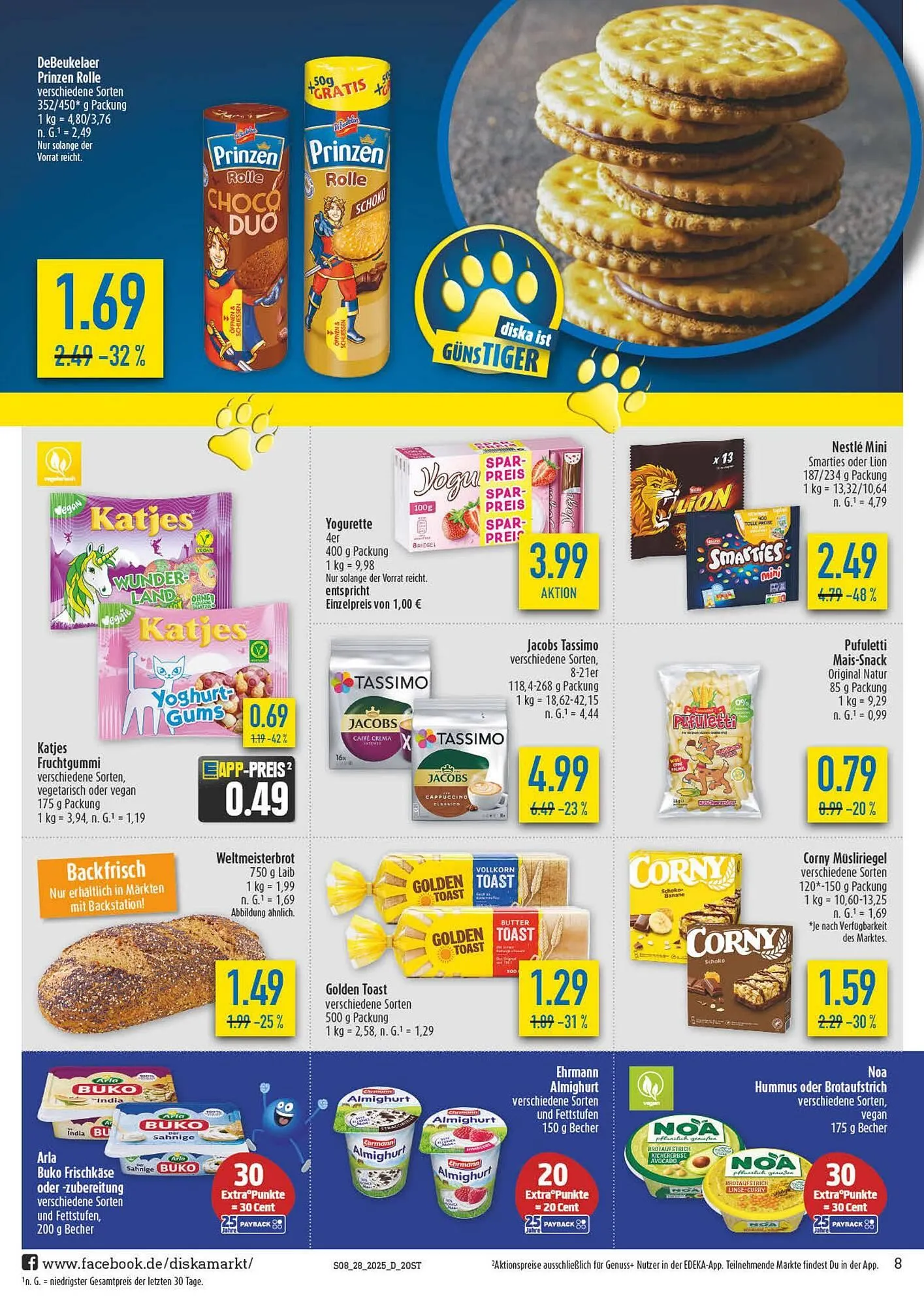 diska Prospekt von 7. Juli bis 12. Juli 2025 - Prospekt seite 8