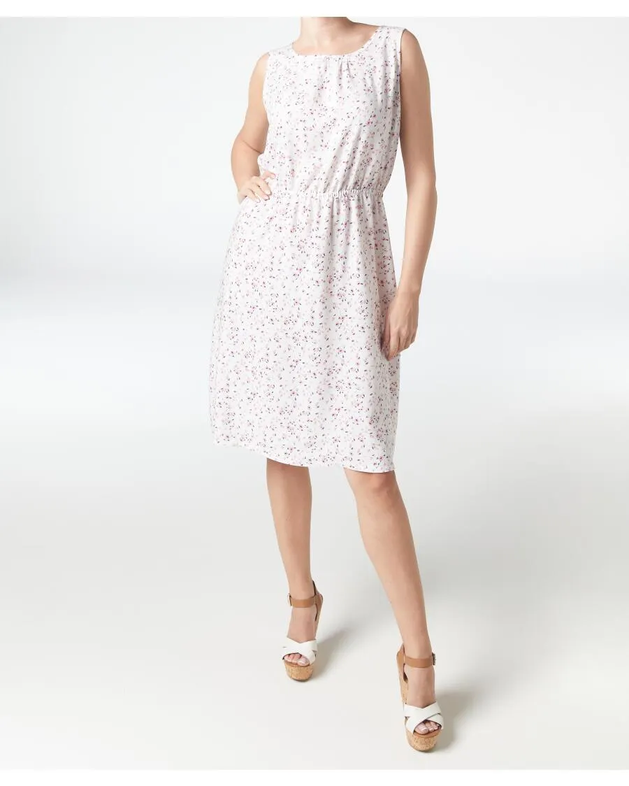 Florales Kleid Janina, elastischer Taillenbund