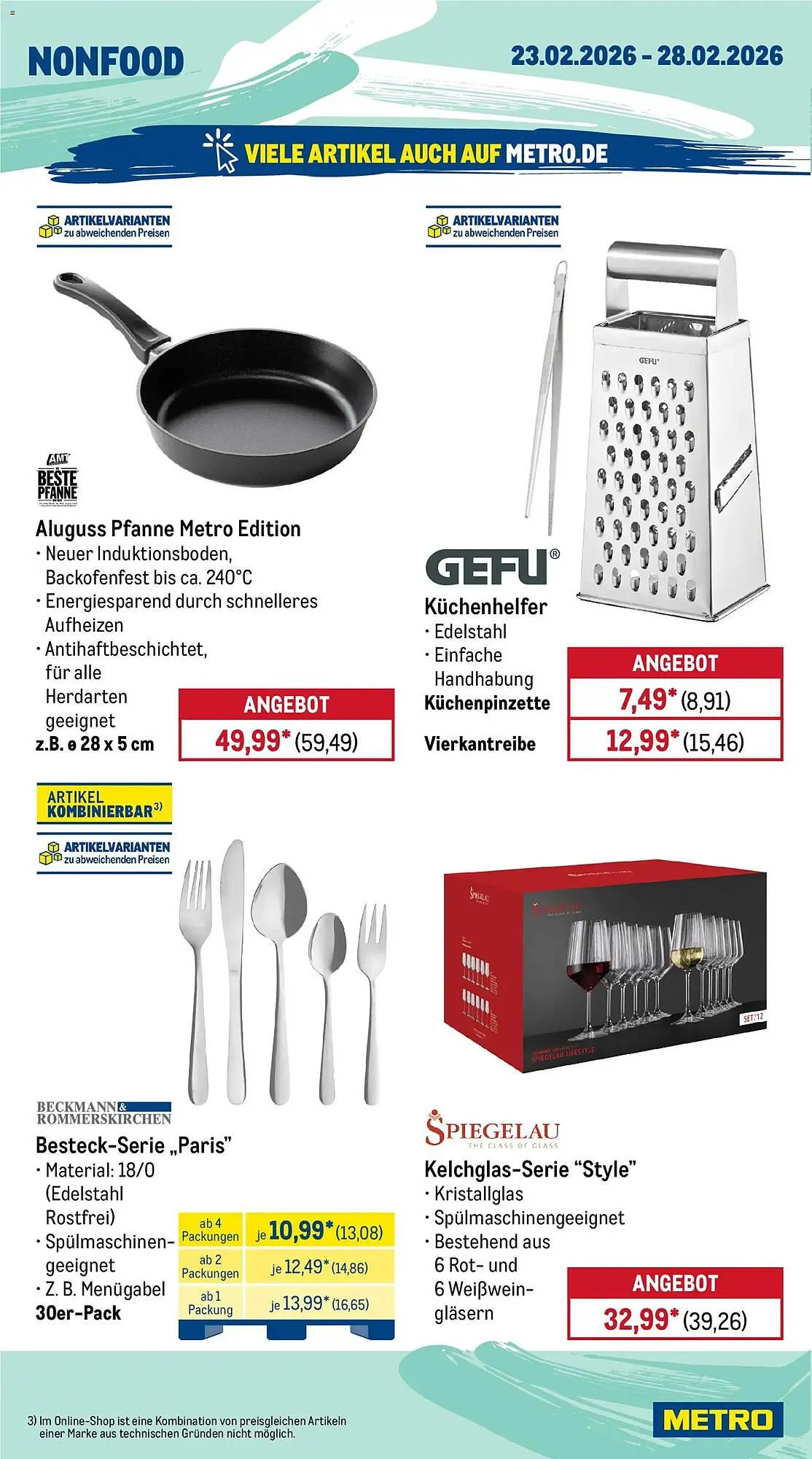 METRO Prospekt von 23. Februar bis 28. Februar 2026 - Prospekt seite 22