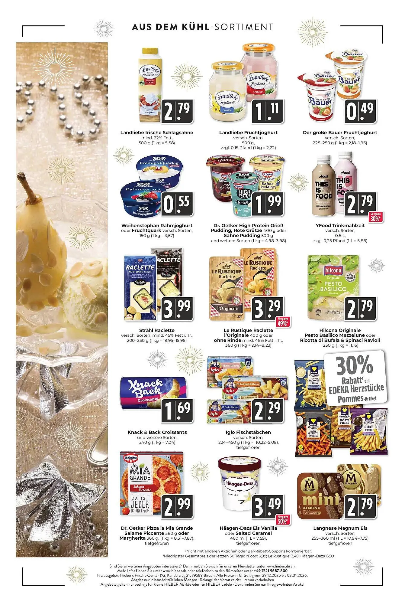 Hieber's Frische Center Prospekt von 28. Dezember bis 3. Januar 2026 - Prospekt seite 12