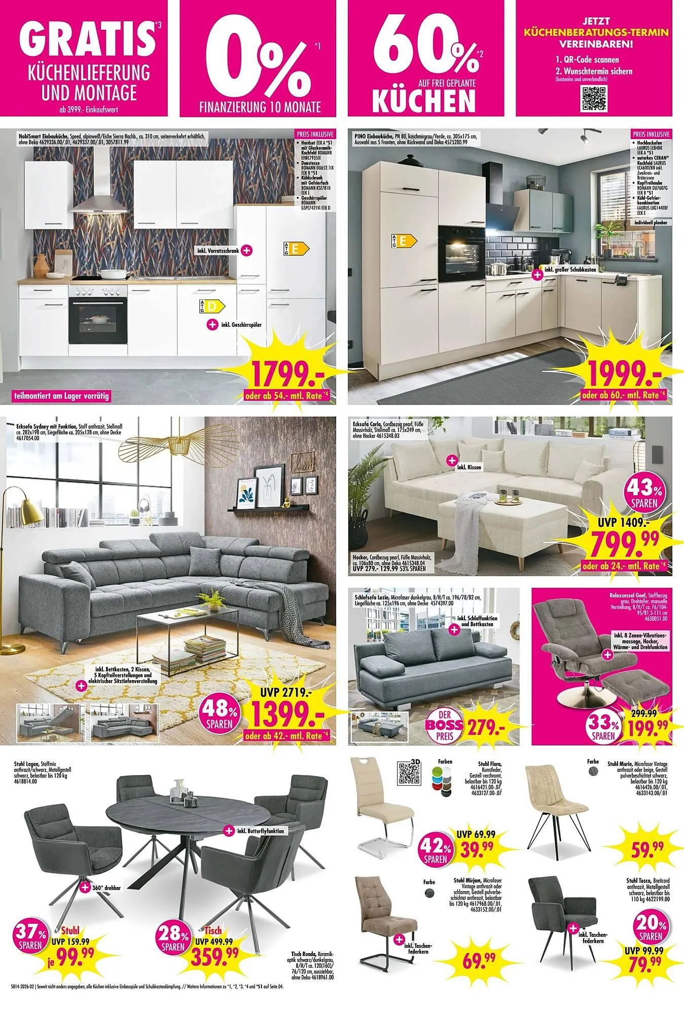 Möbel Boss Prospekt von 28. März bis 7. April 2026 - Prospekt seite 2