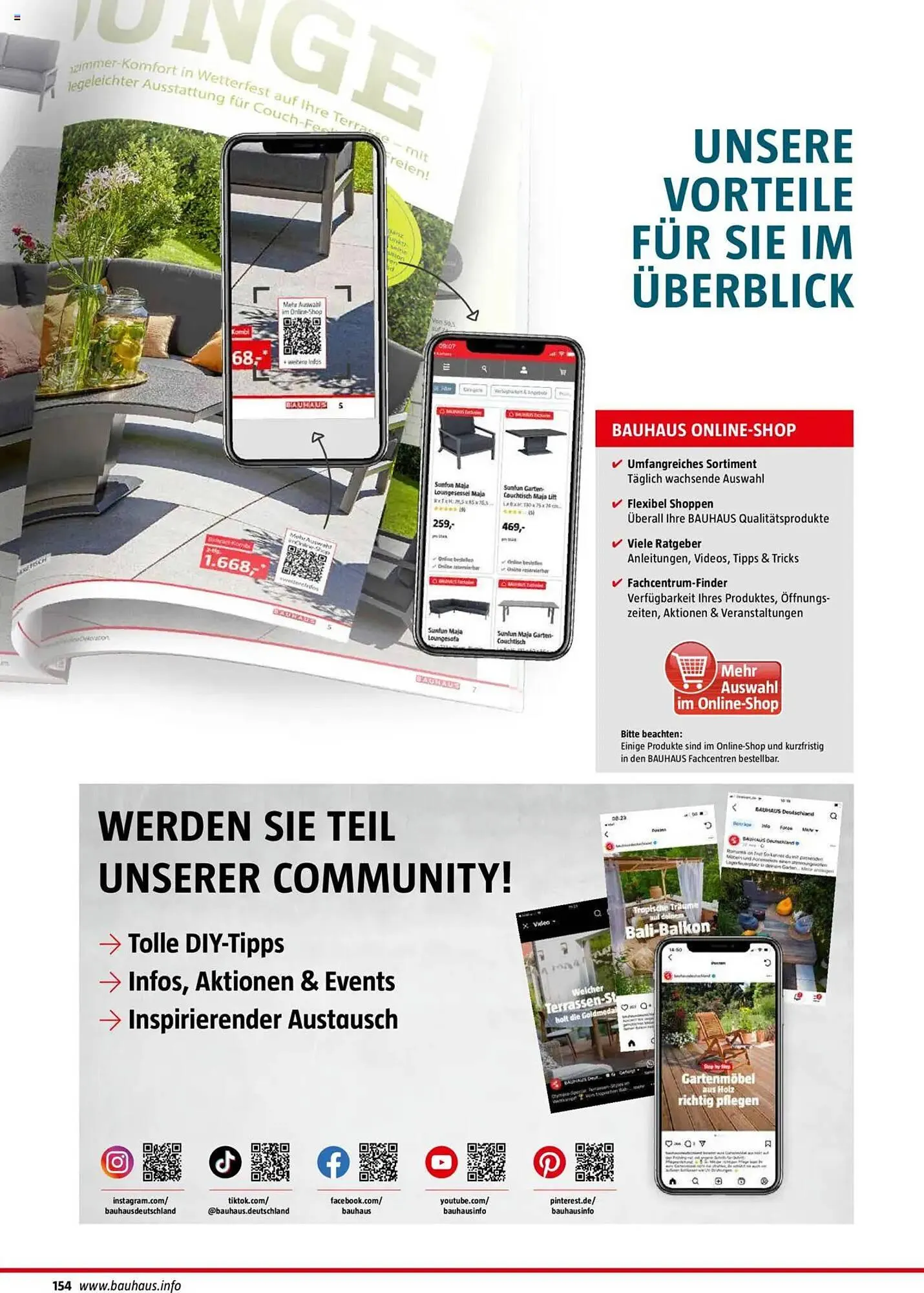 Bauhaus Prospekt von 10. Februar bis 30. Juni 2025 - Prospekt seite 154