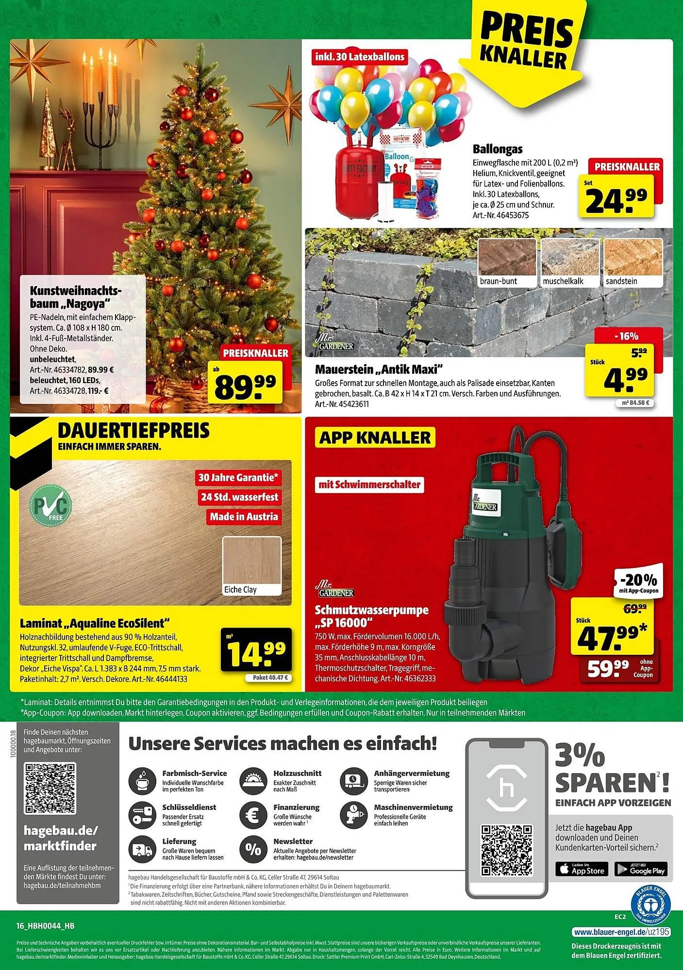 Hagebau Prospekt von 25. Oktober bis 1. November 2025 - Prospekt seite 20