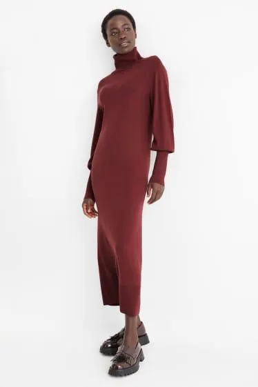 Knitted dress - straight fit