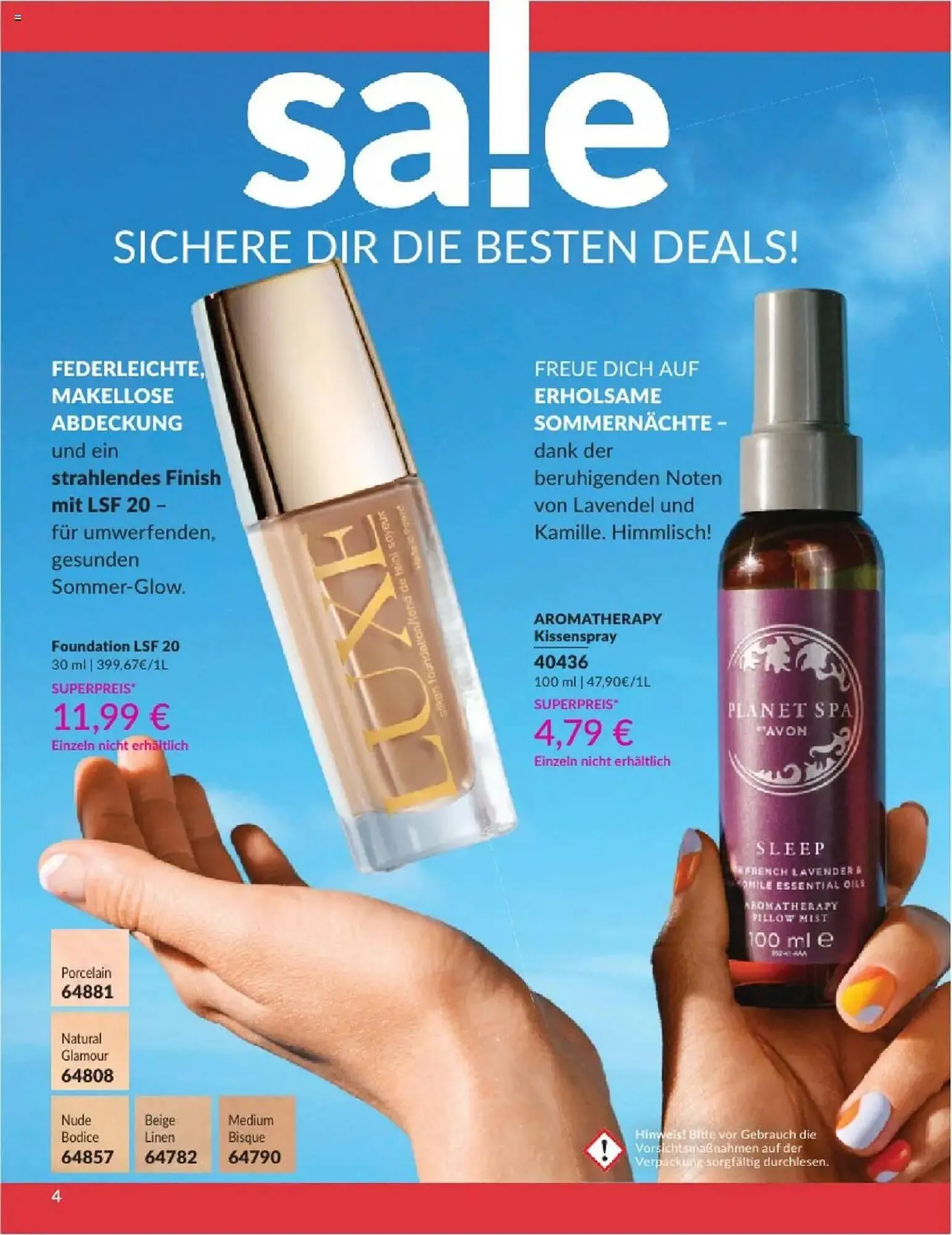 Avon Prospekt von 1. Juli bis 31. Juli 2025 - Prospekt seite 4