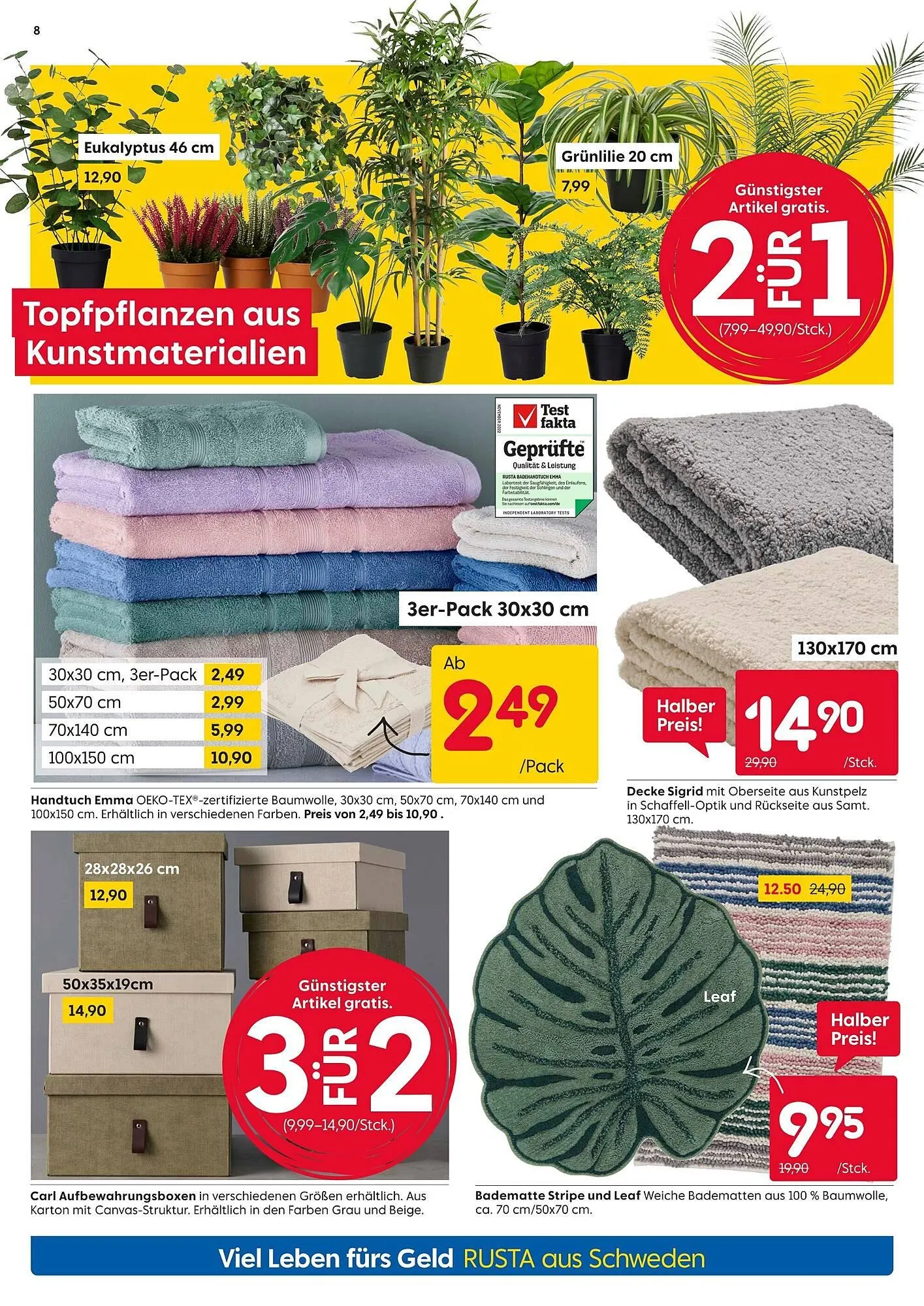 Rusta Prospekt von 11. Oktober bis 18. Oktober 2025 - Prospekt seite 8