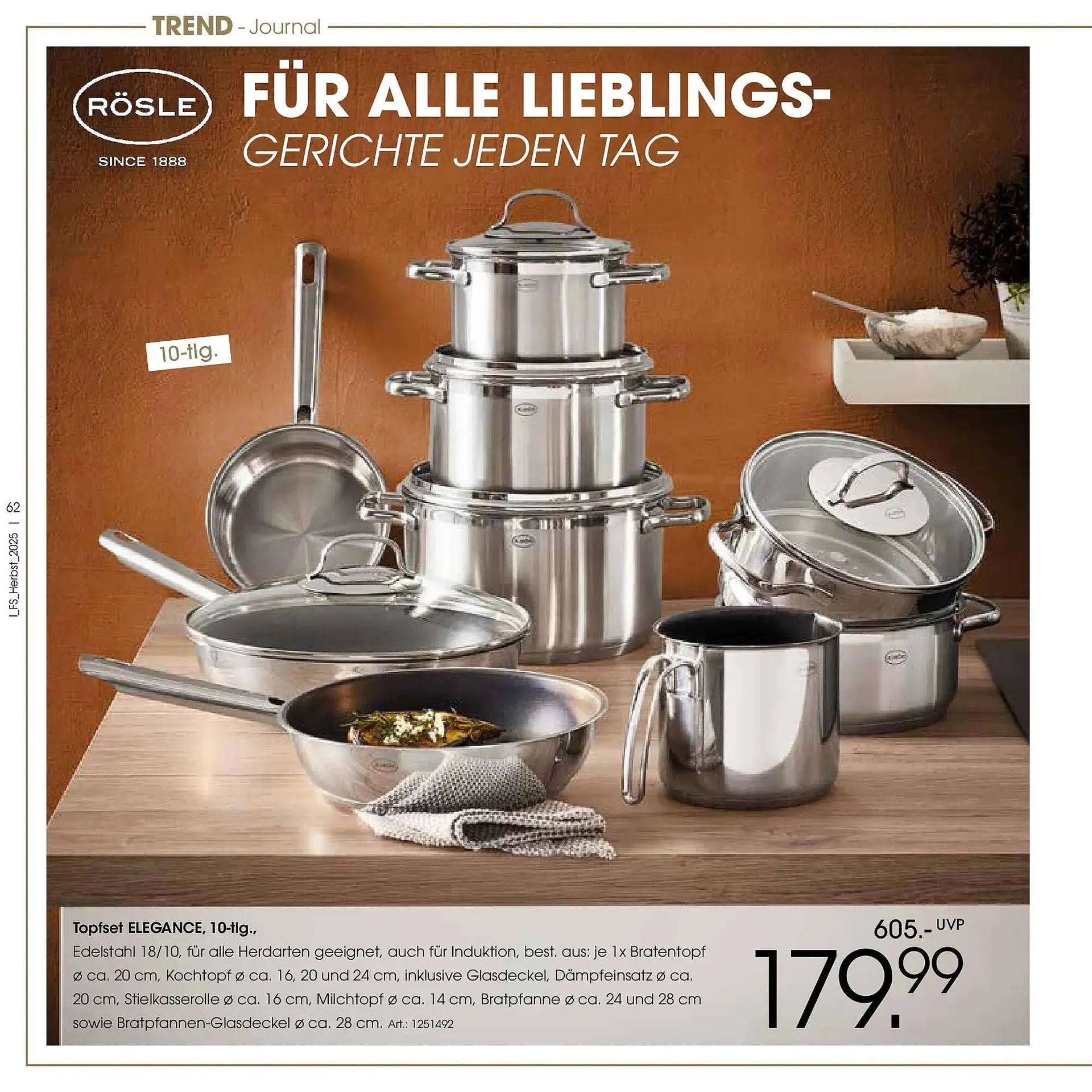 Zurbrüggen Prospekt von 19. Oktober bis 31. Januar 2026 - Prospekt seite 62