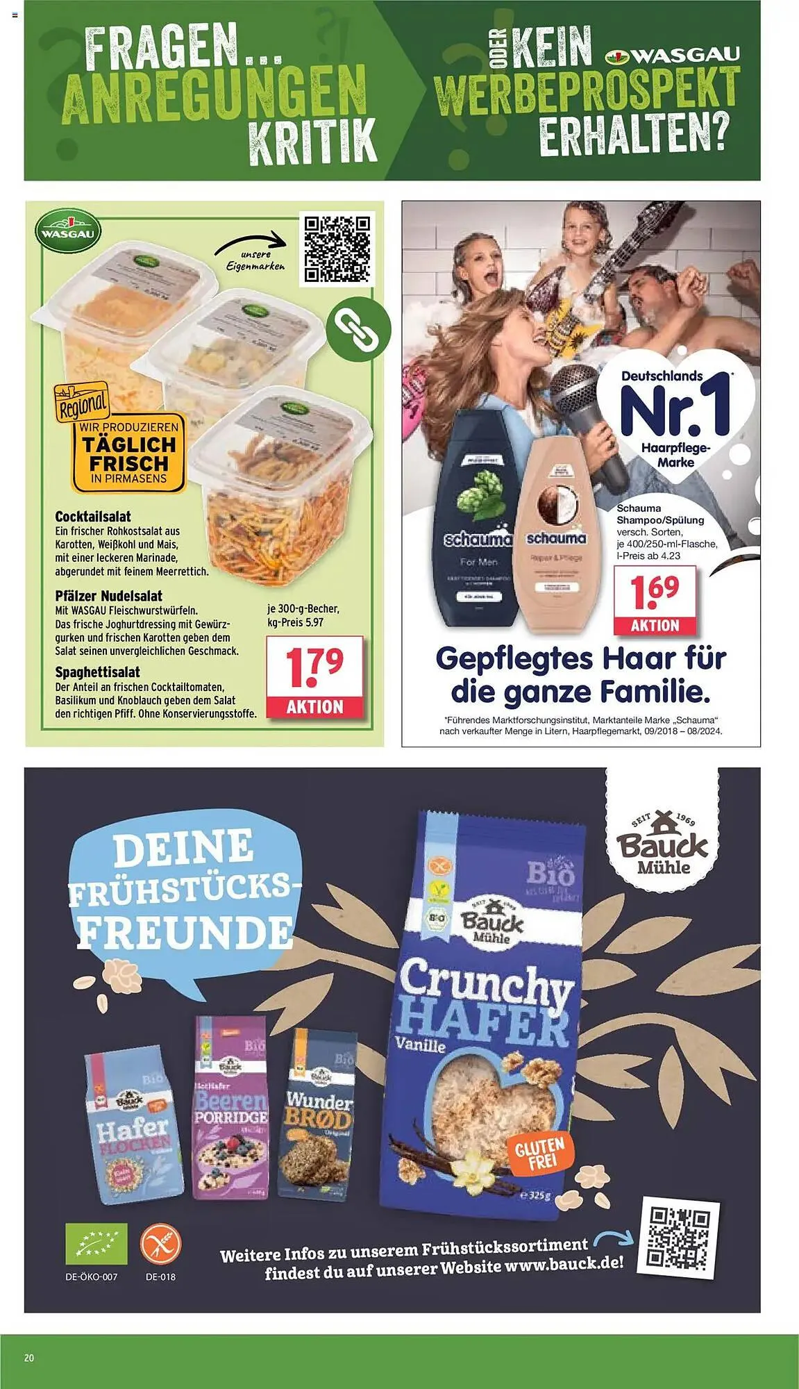 Wasgau Prospekt von 22. April bis 27. April 2025 - Prospekt seite 20