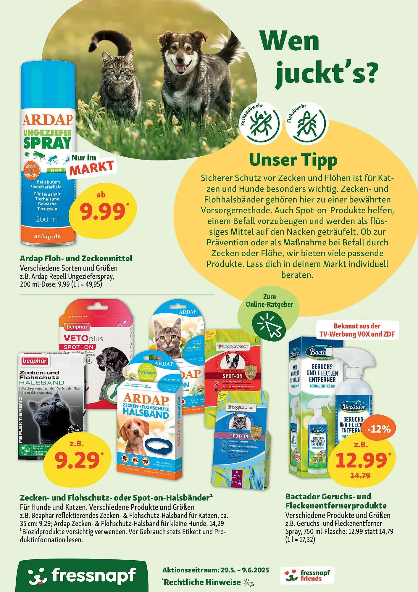 Fressnapf Prospekt von 28. Mai bis 9. Juni 2025 - Prospekt seite 15