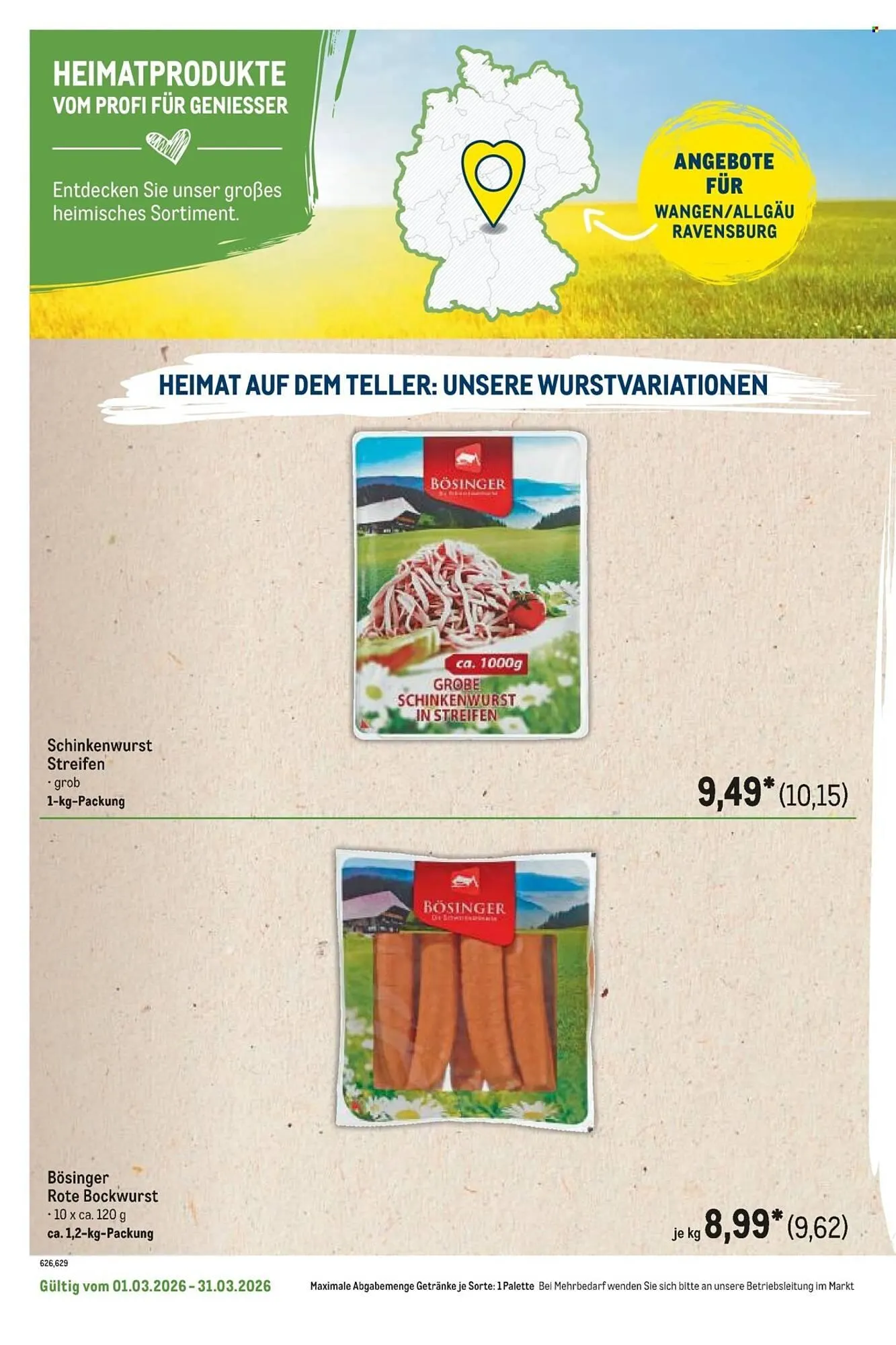 METRO Prospekt von 1. März bis 31. März 2026 - Prospekt seite 104