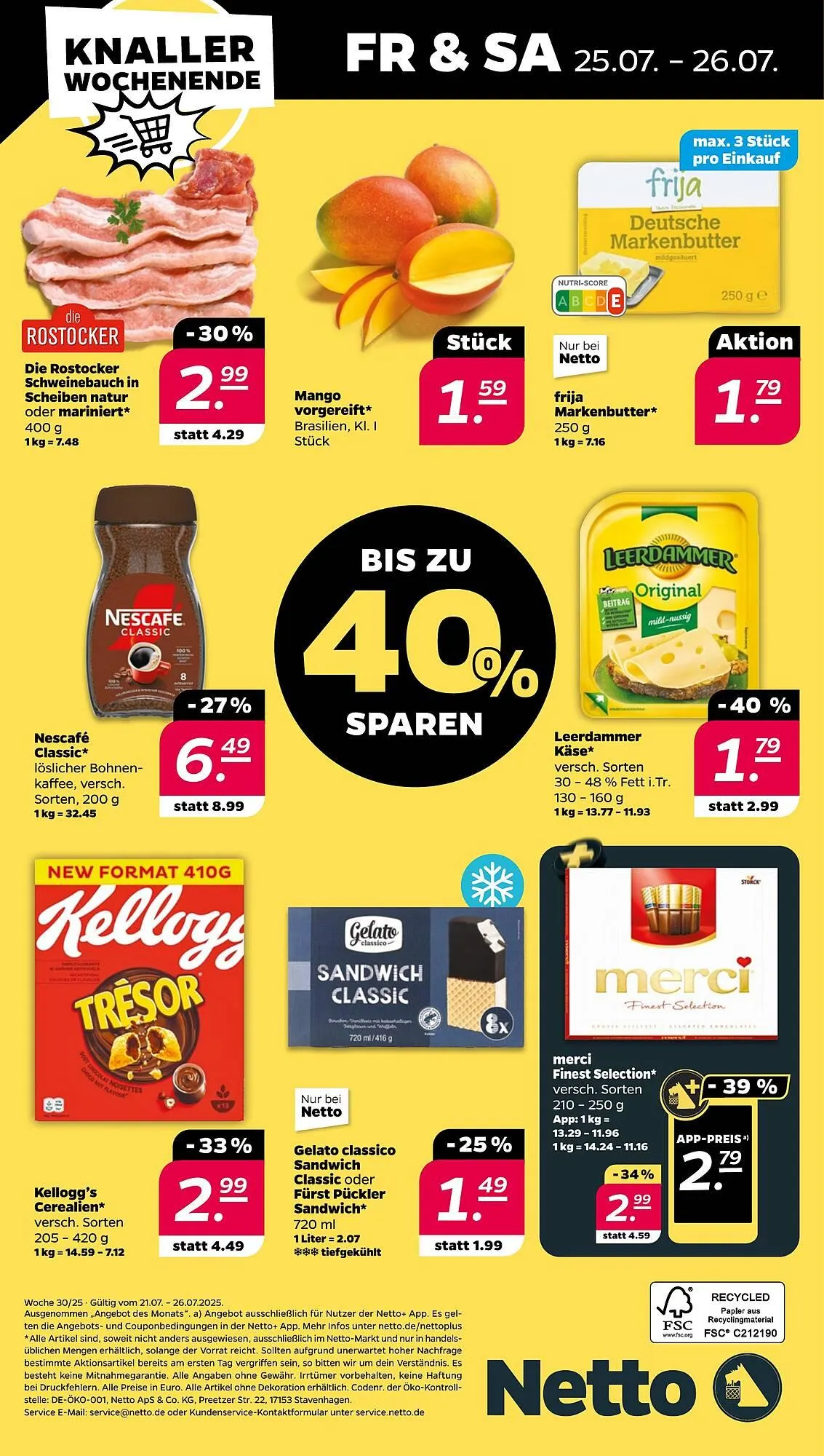 NETTO Prospekt von 21. Juli bis 26. Juli 2025 - Prospekt seite 32