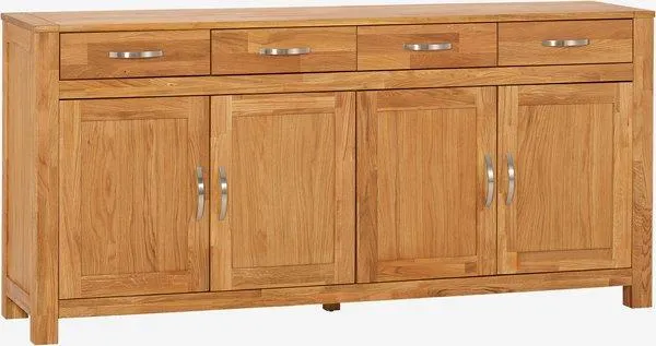 Credenza HAGE 4 ante 4 cassetti rovere