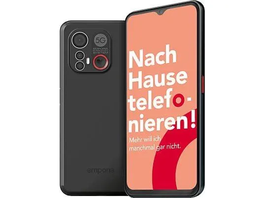EMPORIA ME.6 5G 128 GB Schwarz
