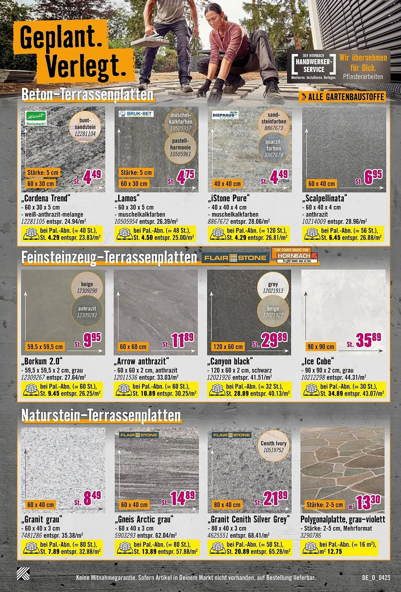 Hornbach Prospekt von 9. April bis 6. Mai 2025 - Prospekt seite 10