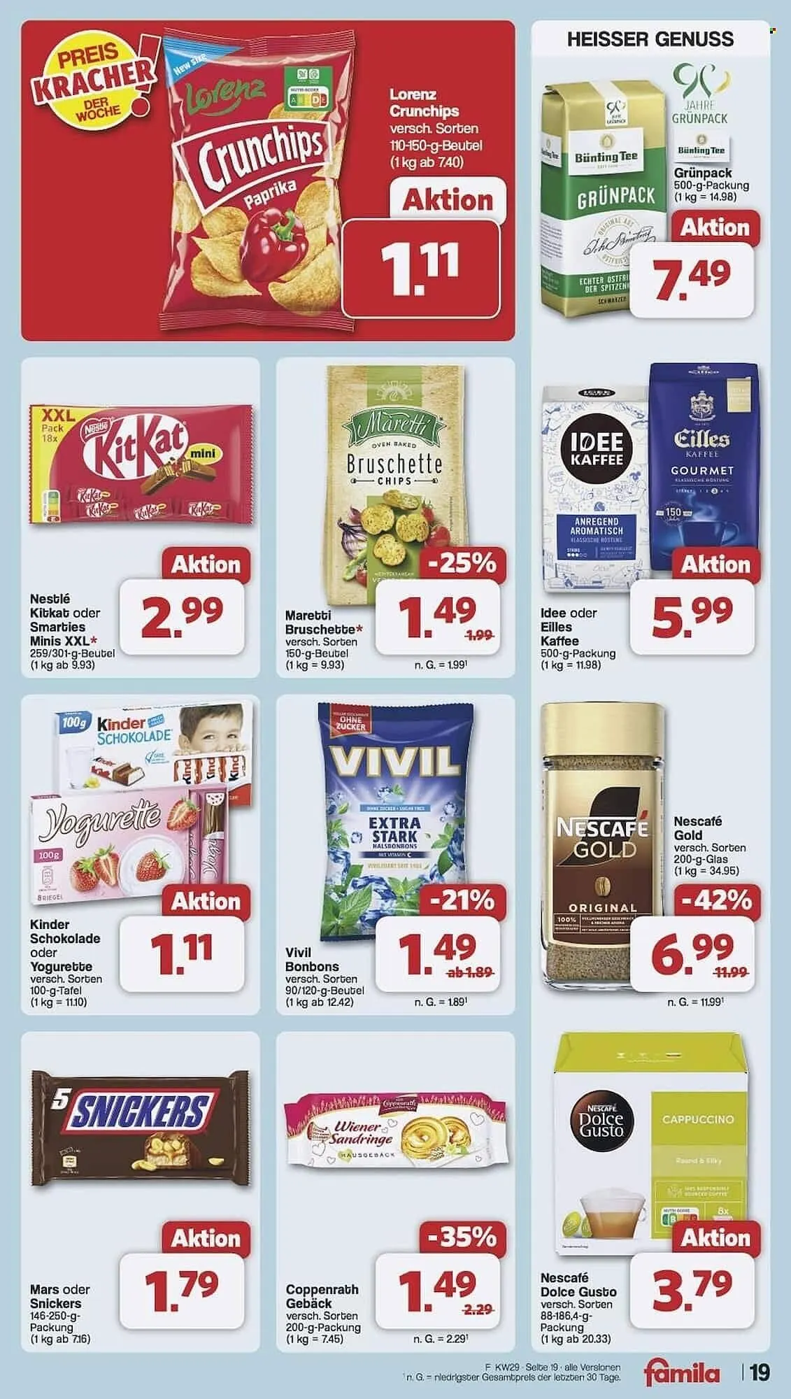 Famila Nord Ost Prospekt von 14. Juli bis 19. Juli 2025 - Prospekt seite 19