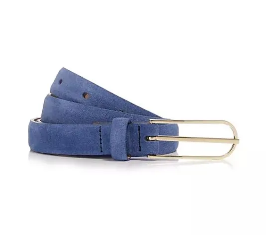 STEFFEN SCHRAUT by Abro Gürtel Veloursleder Made in Italy