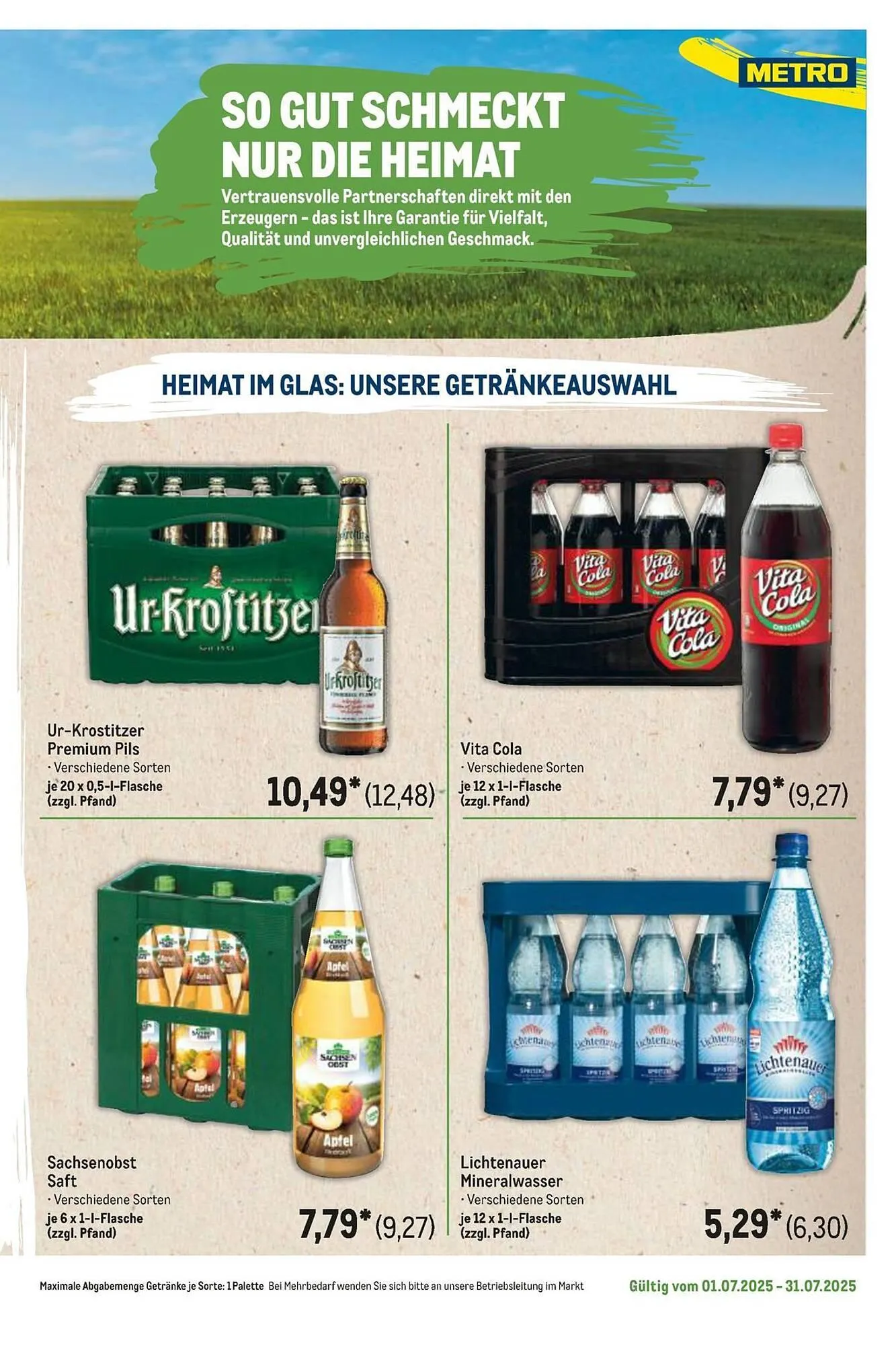 METRO Prospekt von 1. Juli bis 31. Juli 2025 - Prospekt seite 85