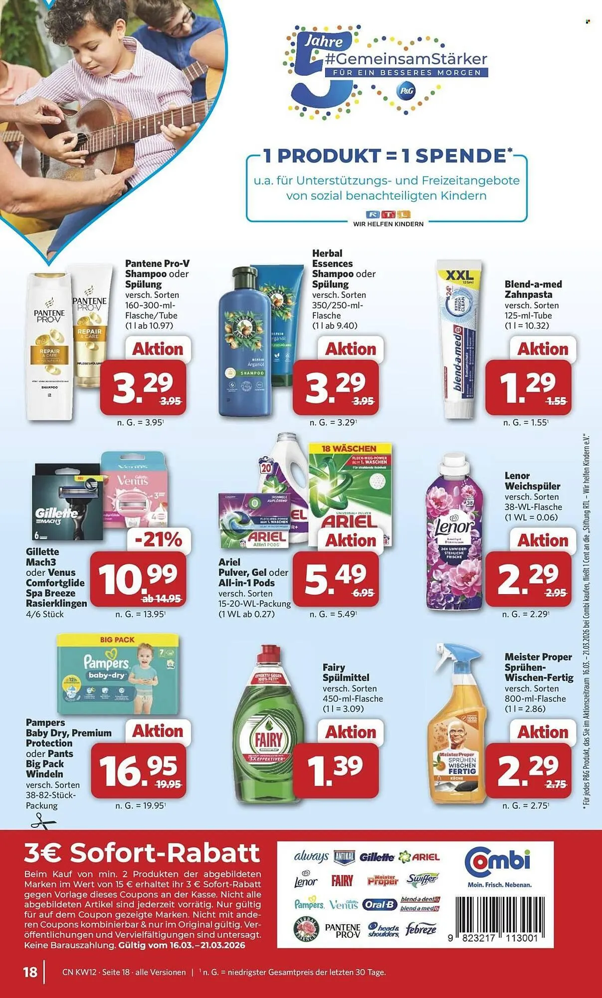 Combi Prospekt von 16. März bis 21. März 2026 - Prospekt seite 25