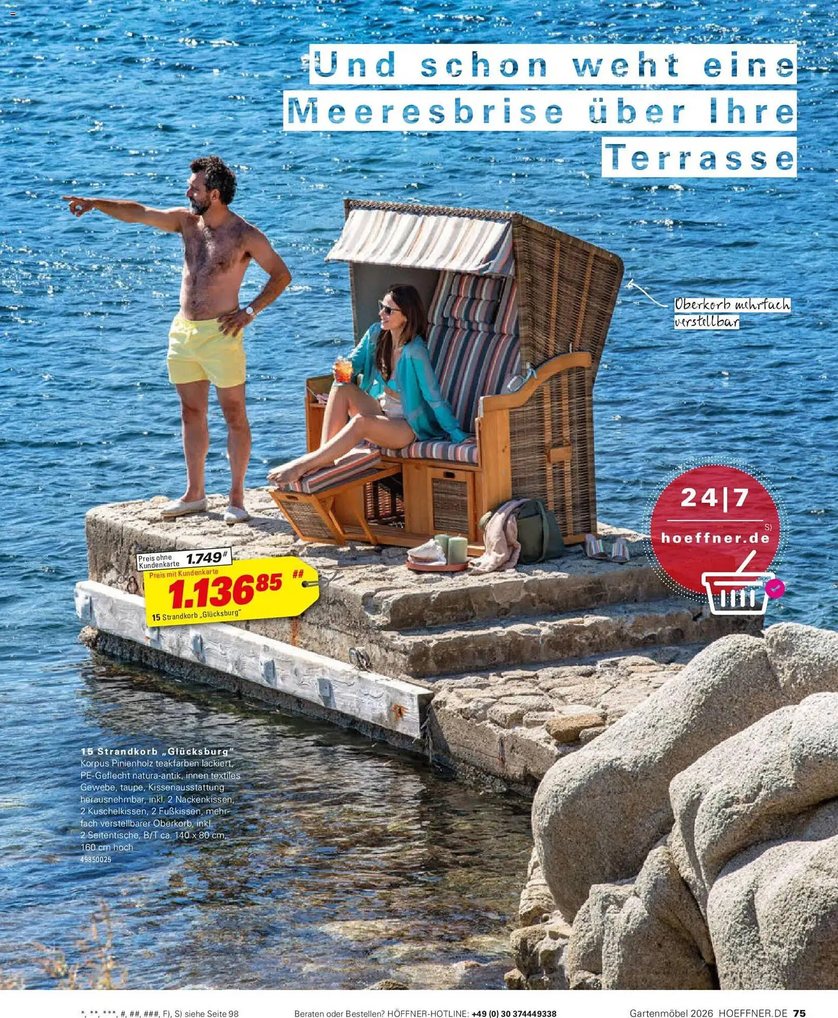 Höffner Prospekt von 27. März bis 7. April 2026 - Prospekt seite 75