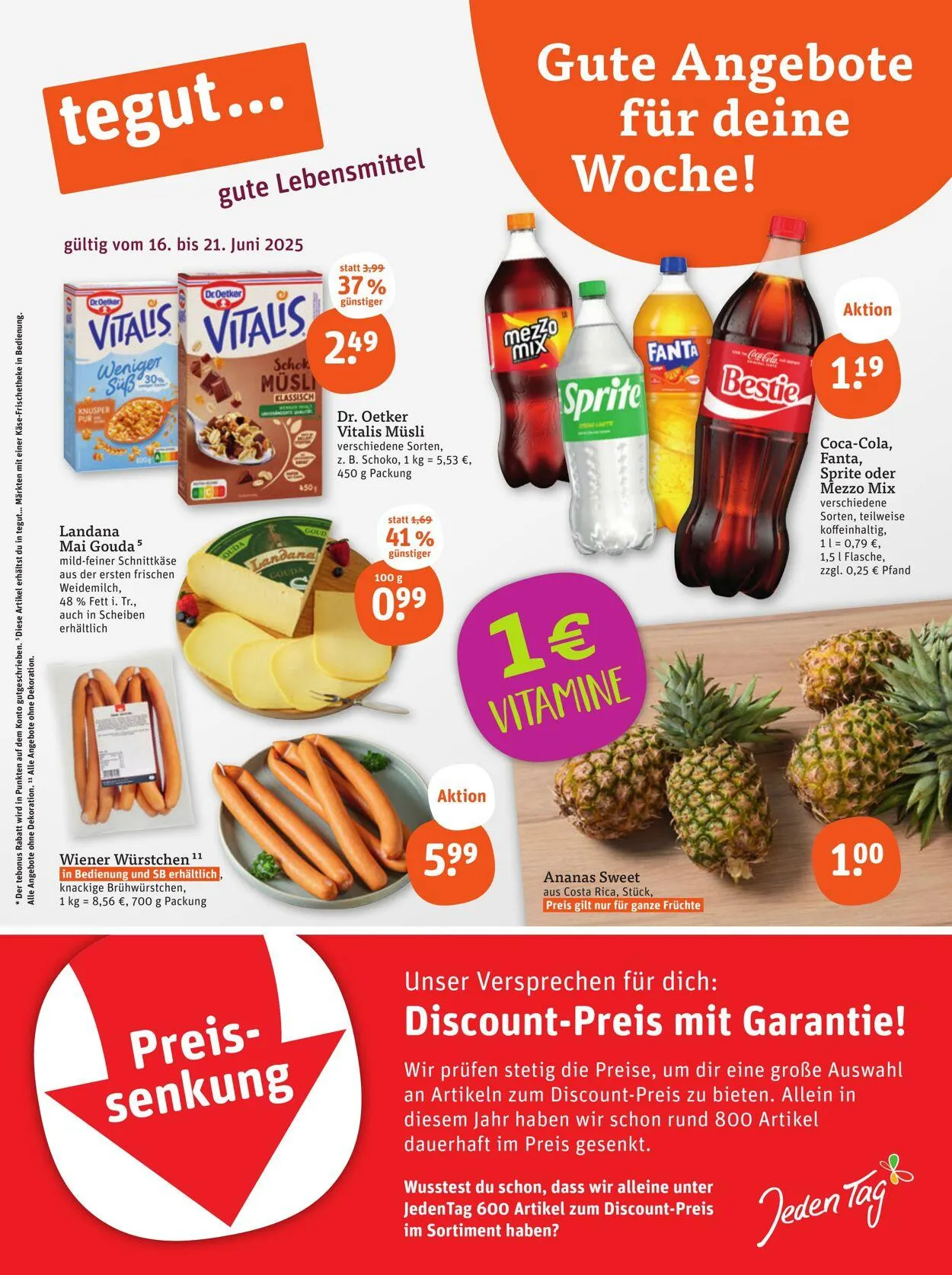 Tegut Aktueller Prospekt von 2. Juni bis 8. Juni 2025 - Prospekt seite 3