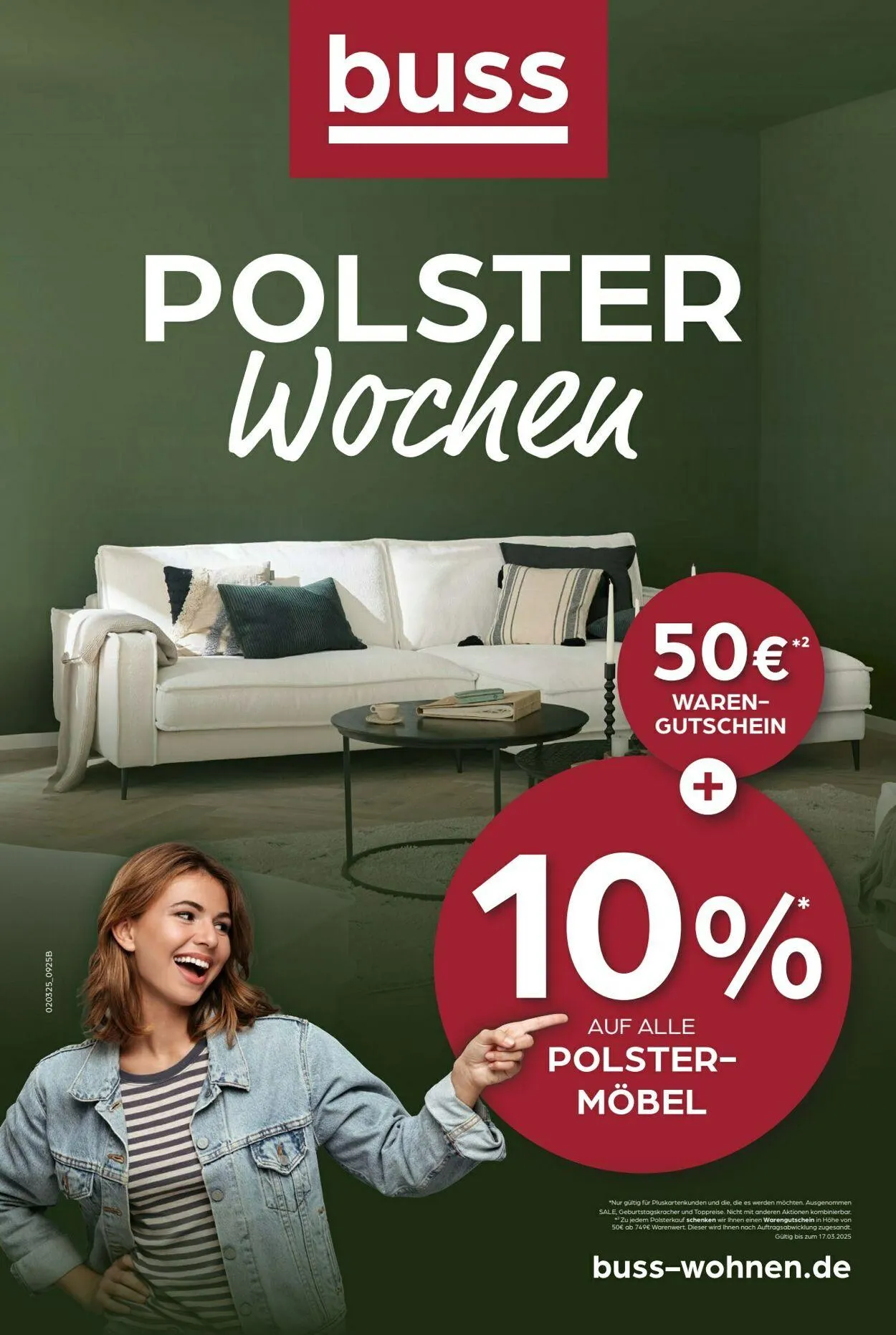 SB Möbel Boss Aktueller Prospekt von 1. März bis 17. Februar 2026 - Prospekt seite 1