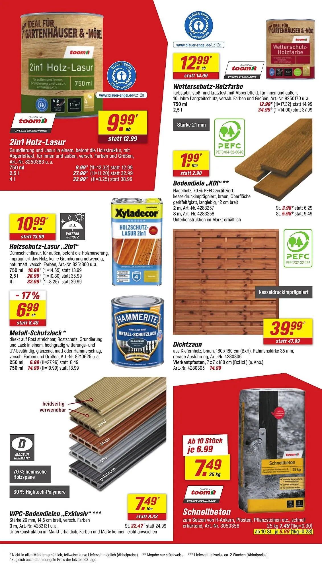 toom Baumarkt Prospekt von 16. August bis 22. August 2025 - Prospekt seite 4