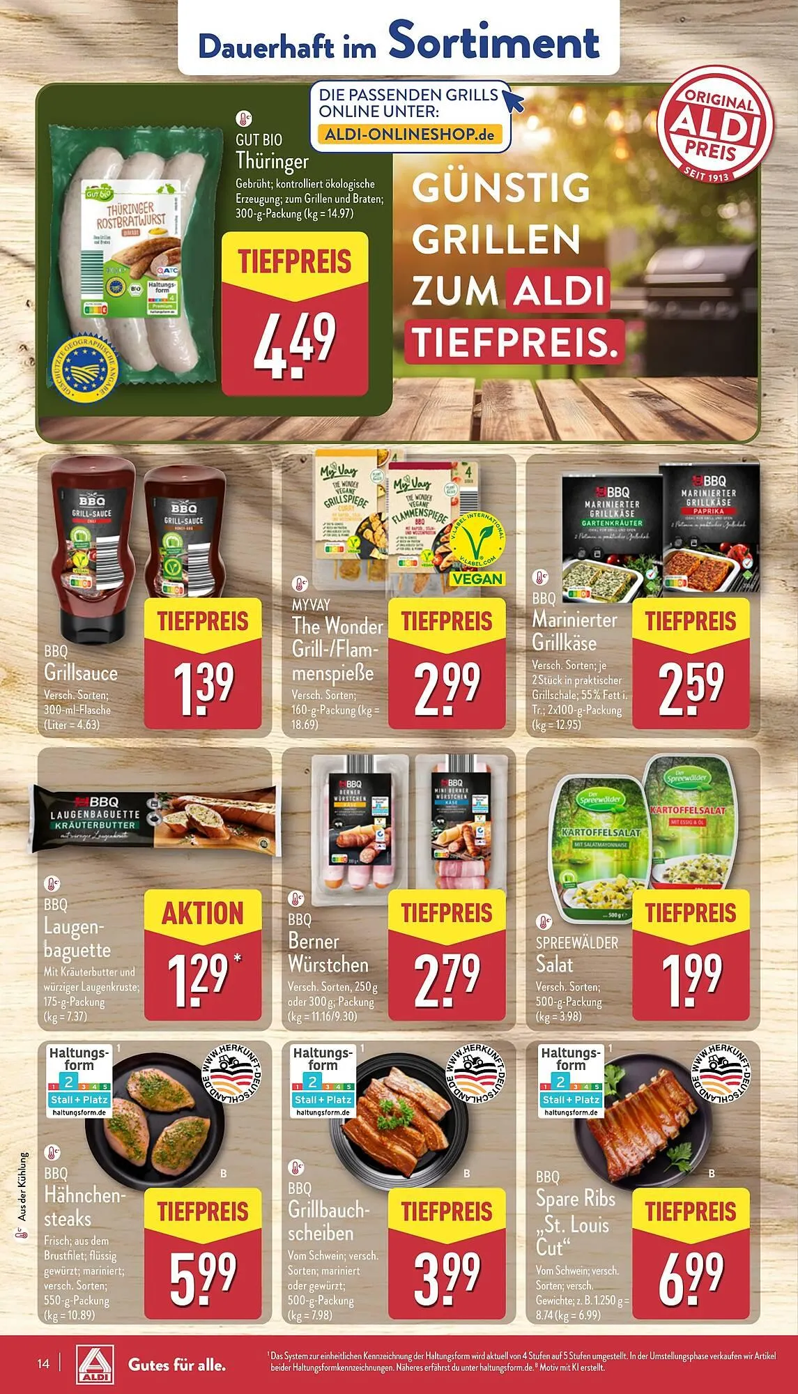 Aldi Nord Prospekt von 14. April bis 19. April 2025 - Prospekt seite 14