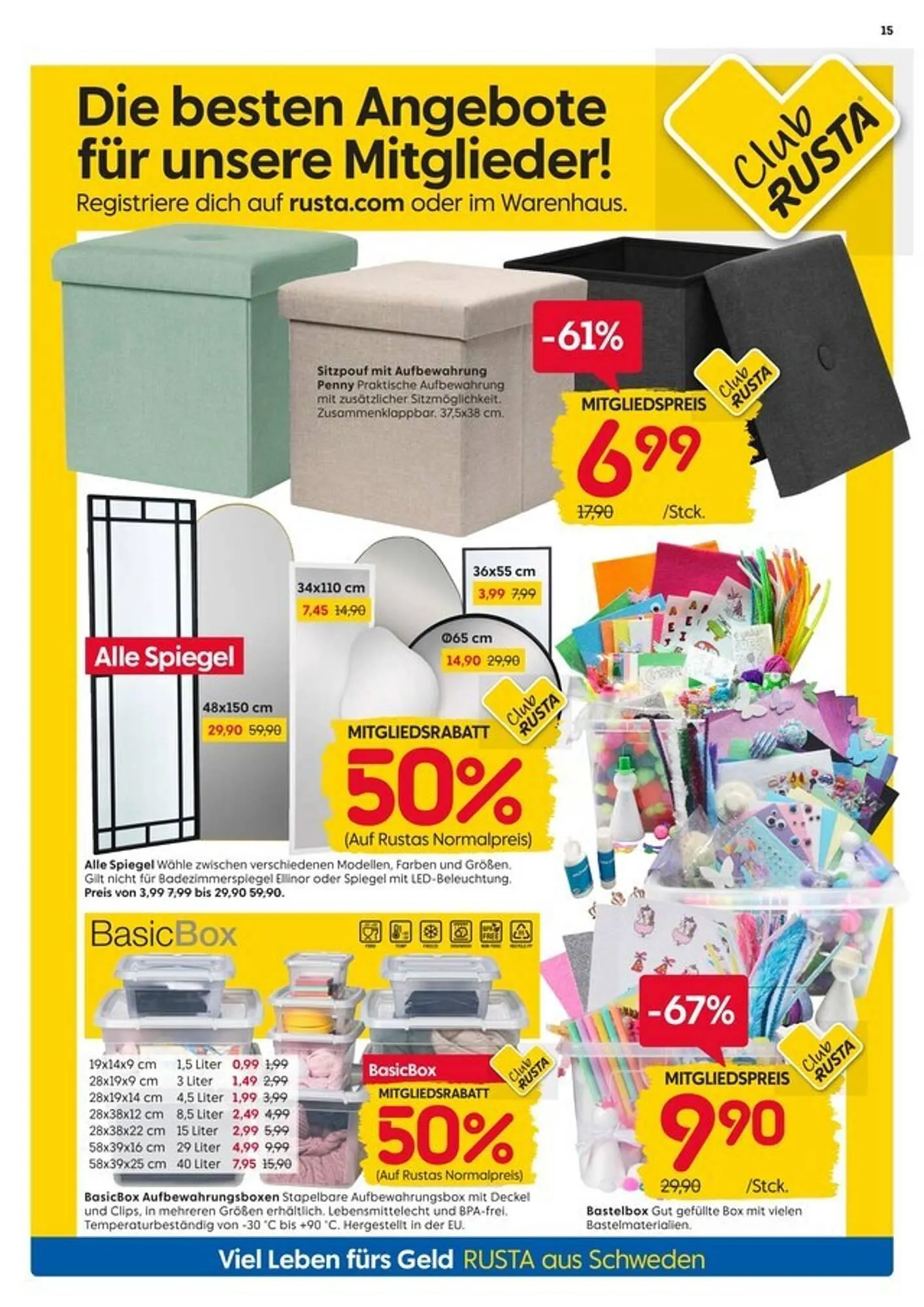 Rusta Prospekt von 5. April bis 11. April 2025 - Prospekt seite 15