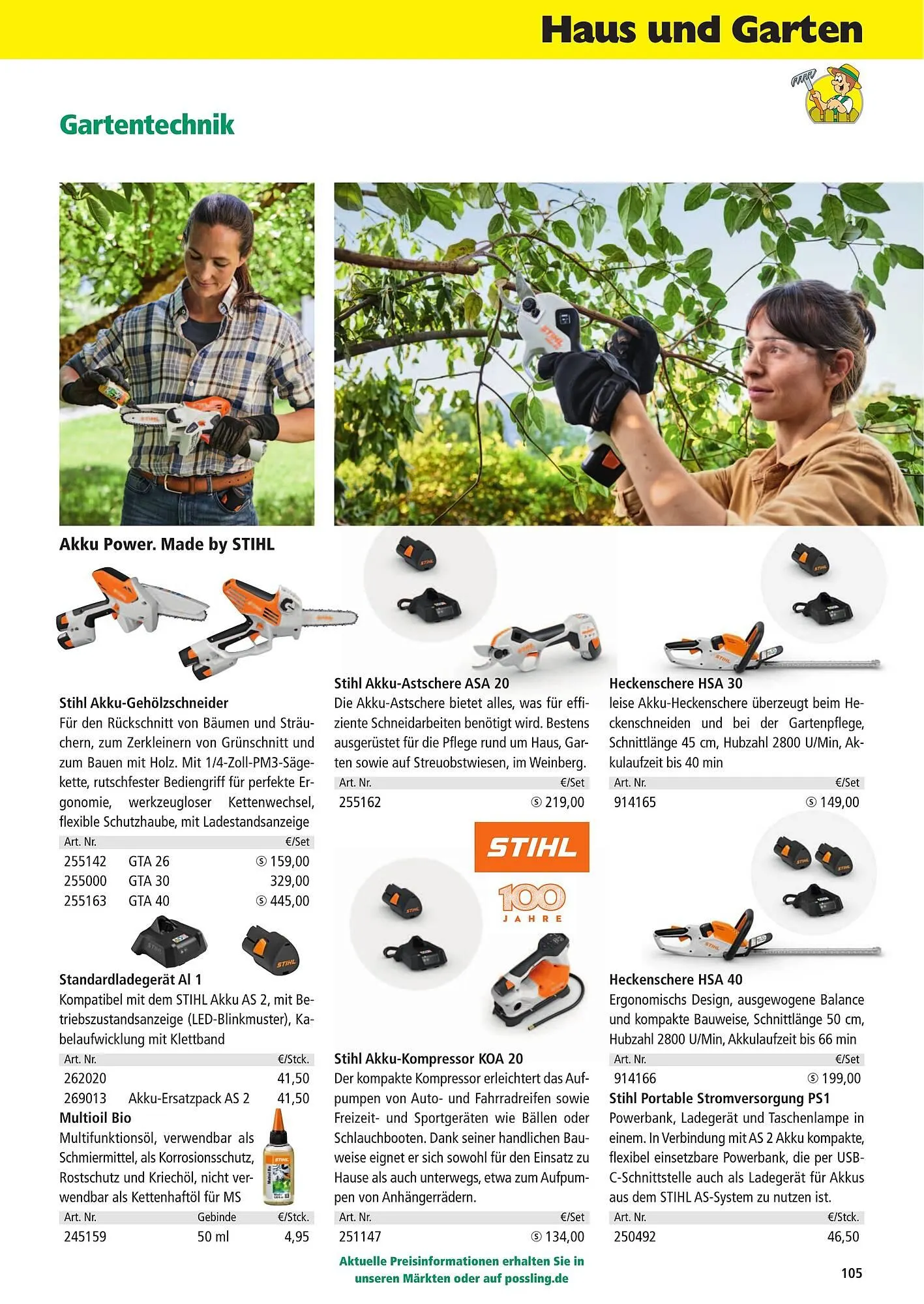 Holz Possling Prospekt von 1. April bis 31. Juli 2026 - Prospekt seite 105