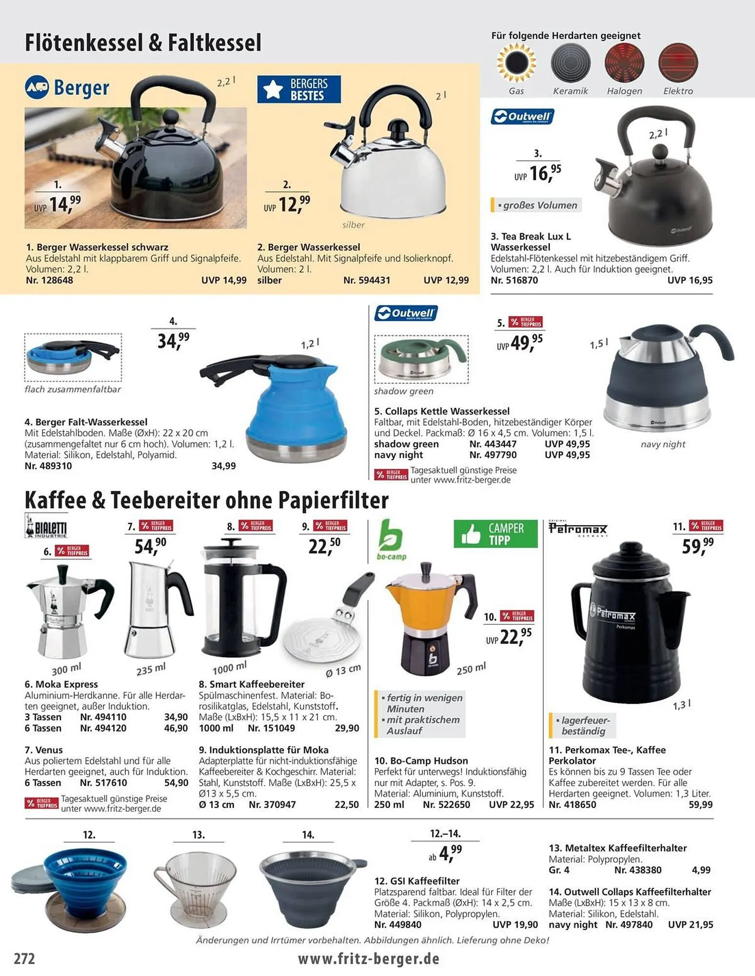 Fritz Berger Prospekt von 27. Mai bis 31. Dezember 2025 - Prospekt seite 272