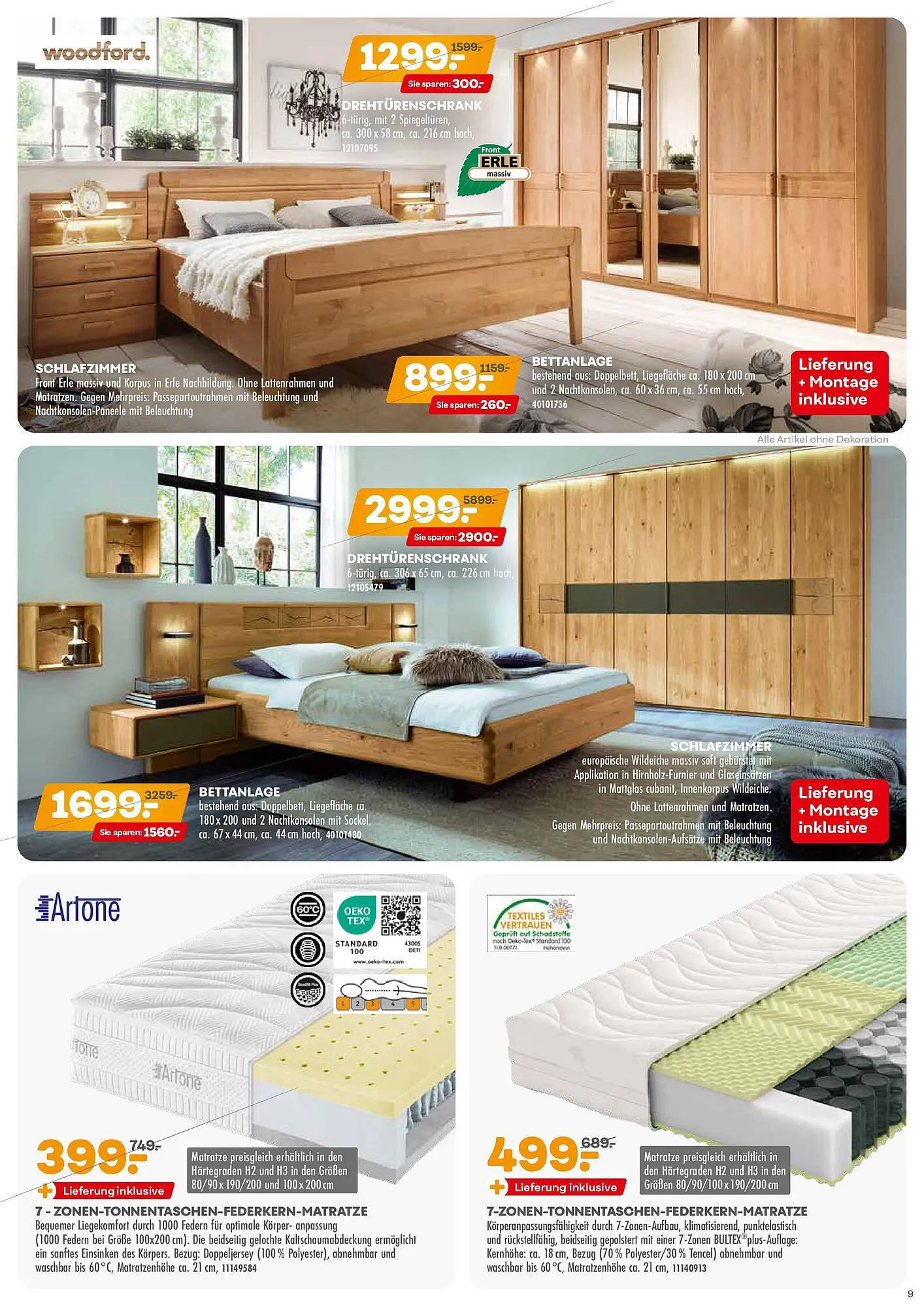 Möbel Kraft Prospekt von 15. April bis 13. Mai 2025 - Prospekt seite 9