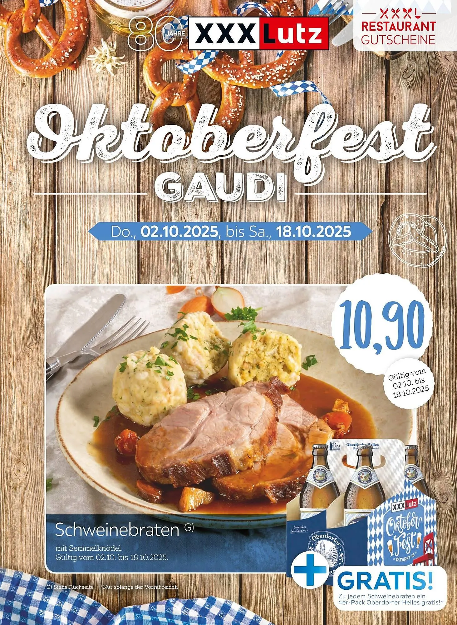 XXXLutz Prospekt von 29. September bis 19. Oktober 2025 - Prospekt seite 1